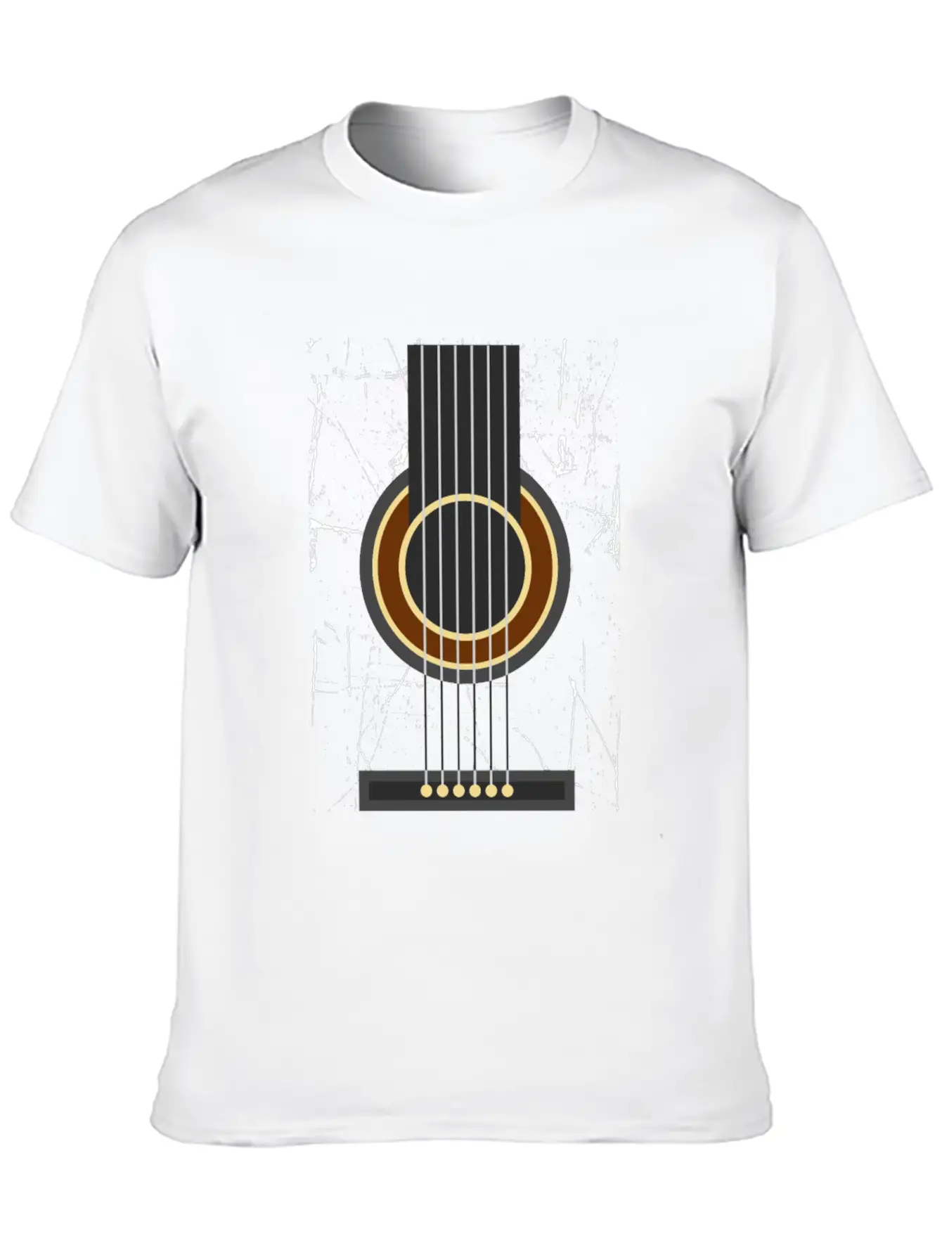 Acoustic Guitar Jamming And Good Play Basic Graphic T-Shirt – Daily Comfort In Soft Cotton