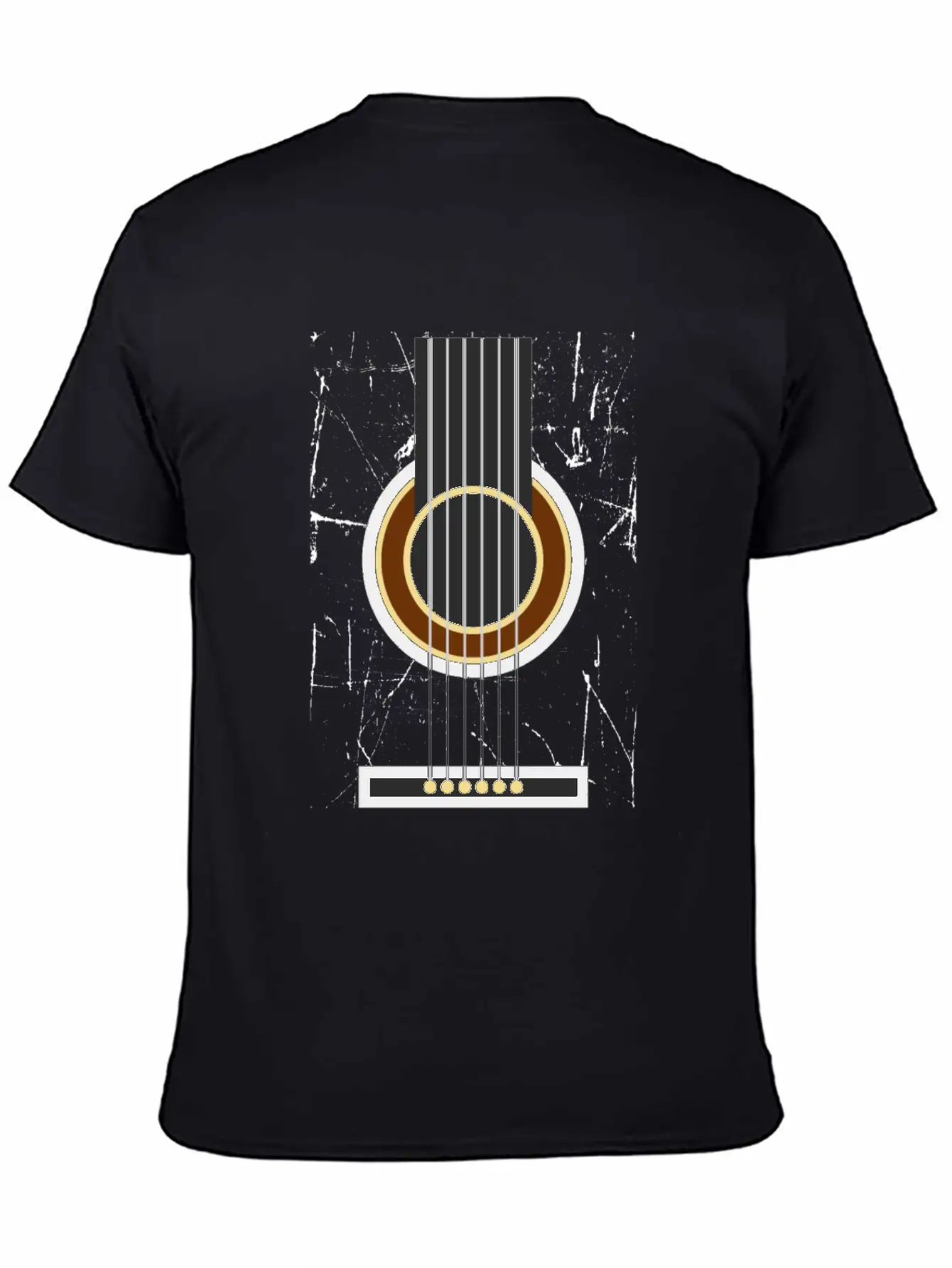 Acoustic Guitar Jamming And Good Play Basic Graphic T-Shirt – Daily Comfort In Soft Cotton