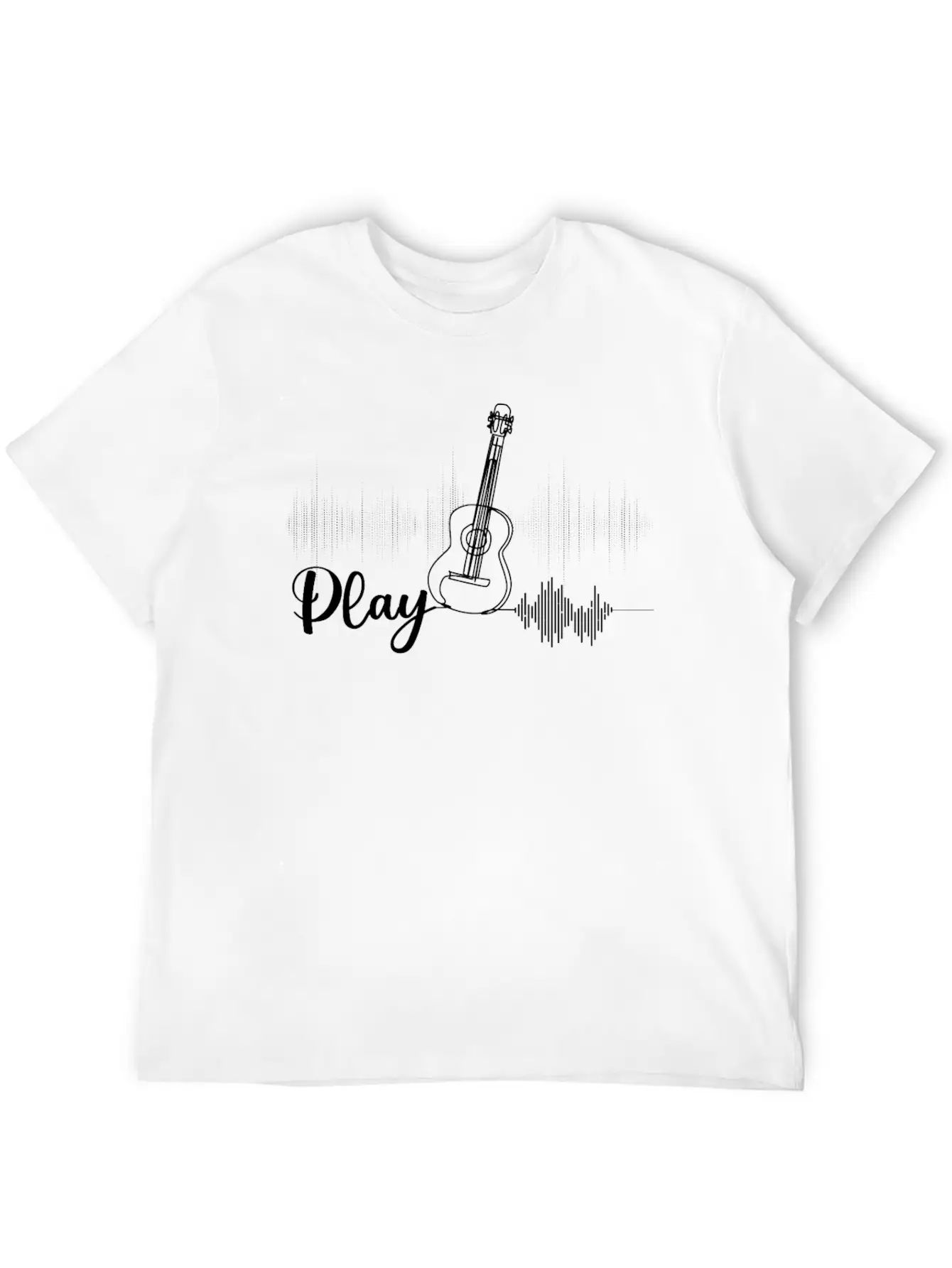 Acoustic Guitar Player Classic Rock And Roll Essential Unisex Summer Tee – Soft Cotton Casual Fit