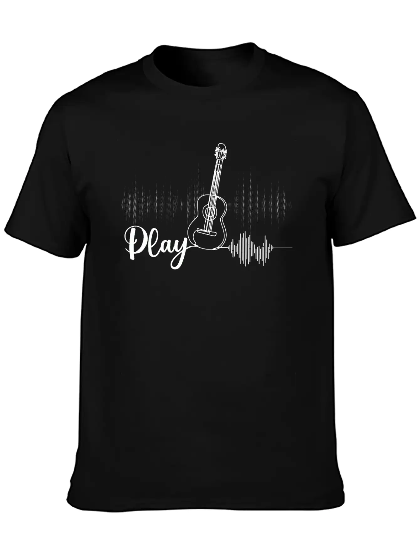 Acoustic Guitar Player Classic Rock And Roll Essential Unisex Summer Tee – Soft Cotton Casual Fit