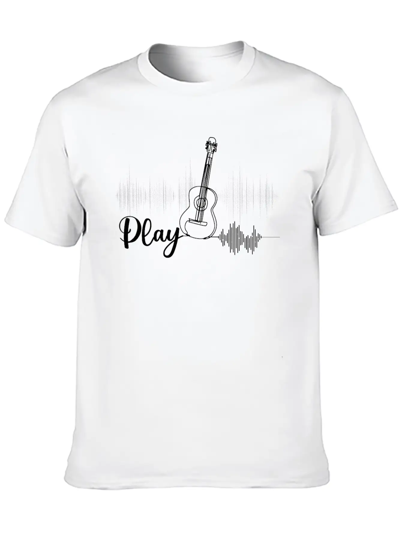 Acoustic Guitar Player Classic Rock And Roll Essential Unisex Summer Tee – Soft Cotton Casual Fit
