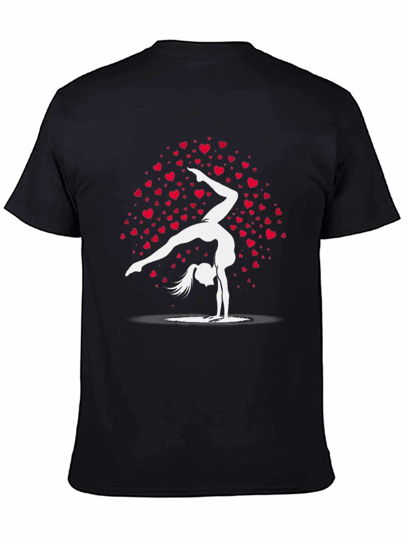 Acrobatics Cart Wheel Valentine's Day Sport Timeless Short Sleeve Tee – Comfy And Minimalist Design