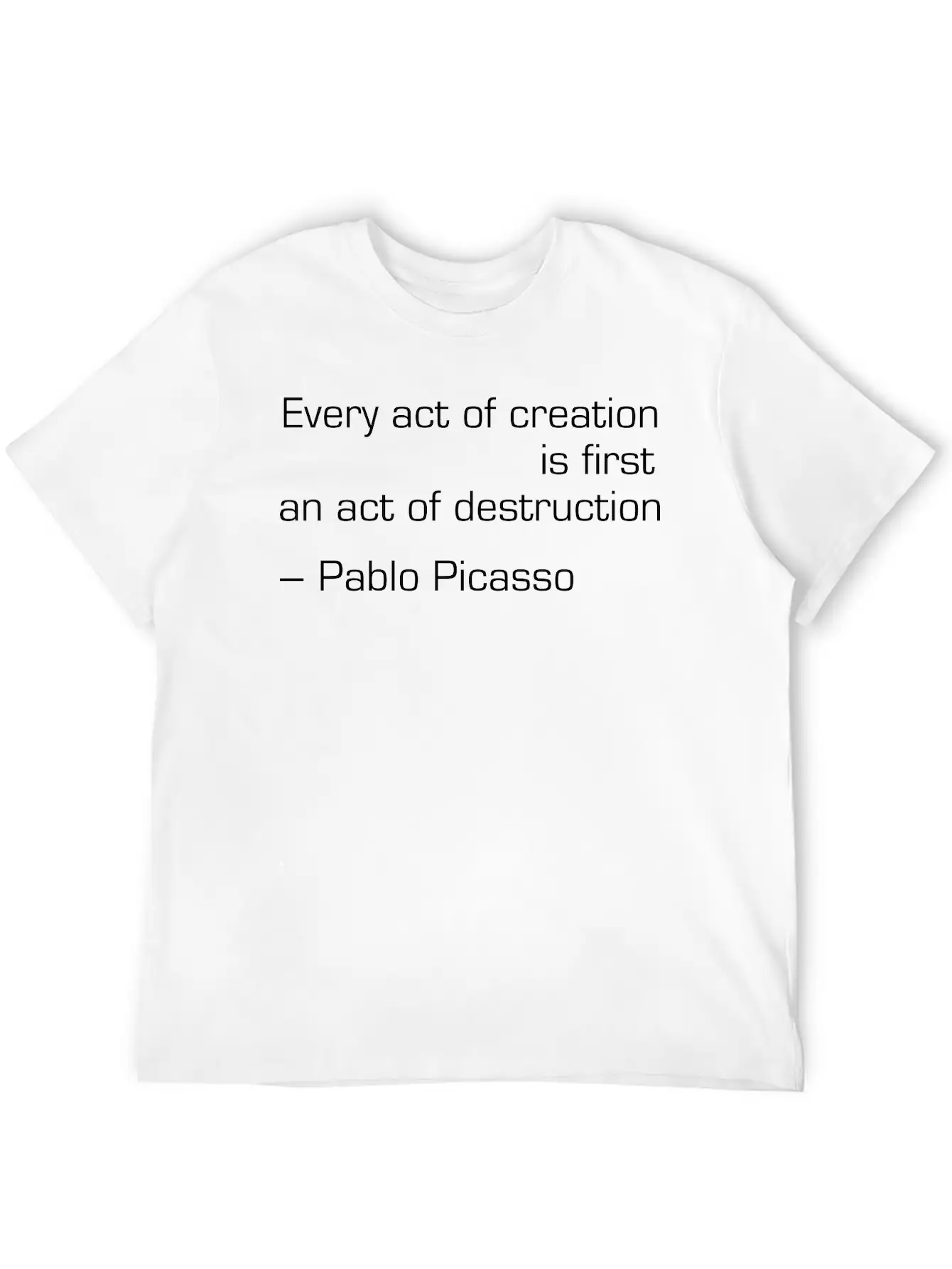 Act Of Destruction Unisex Short Sleeve Soft Cotton T-Shirt – Casual Everyday Wear