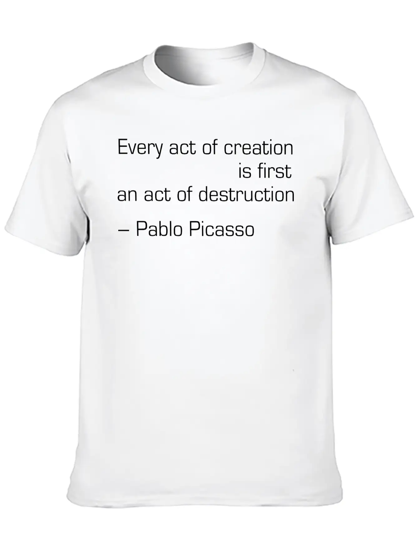 Act Of Destruction Unisex Short Sleeve Soft Cotton T-Shirt – Casual Everyday Wear