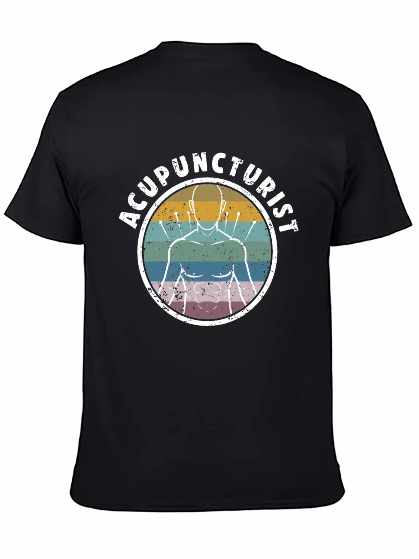 Acupuncture Info Funny Acupuncturist Graphic Essential Unisex Summer Tee – Soft Cotton Casual Fit