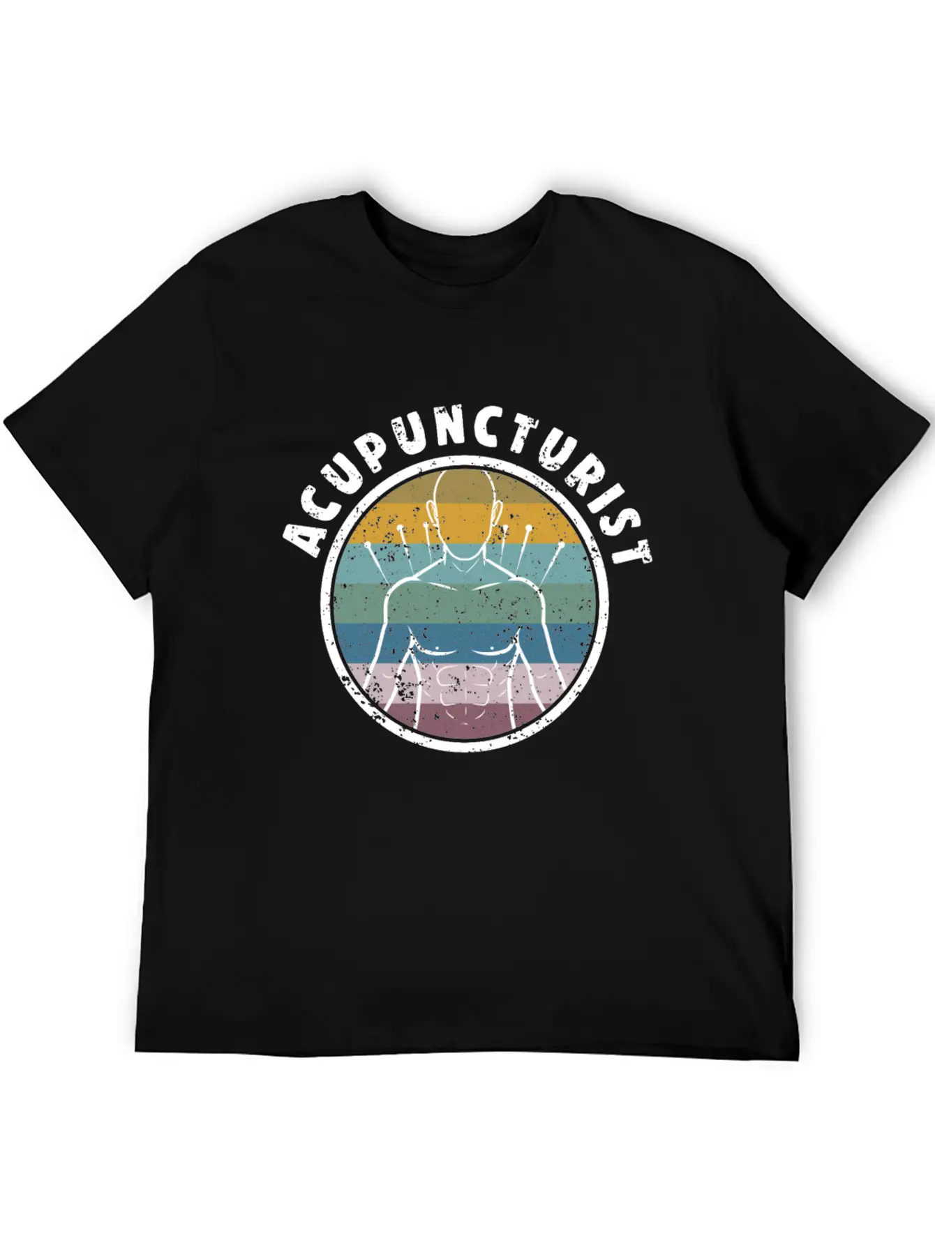 Acupuncture Info Funny Acupuncturist Graphic Essential Unisex Summer Tee – Soft Cotton Casual Fit
