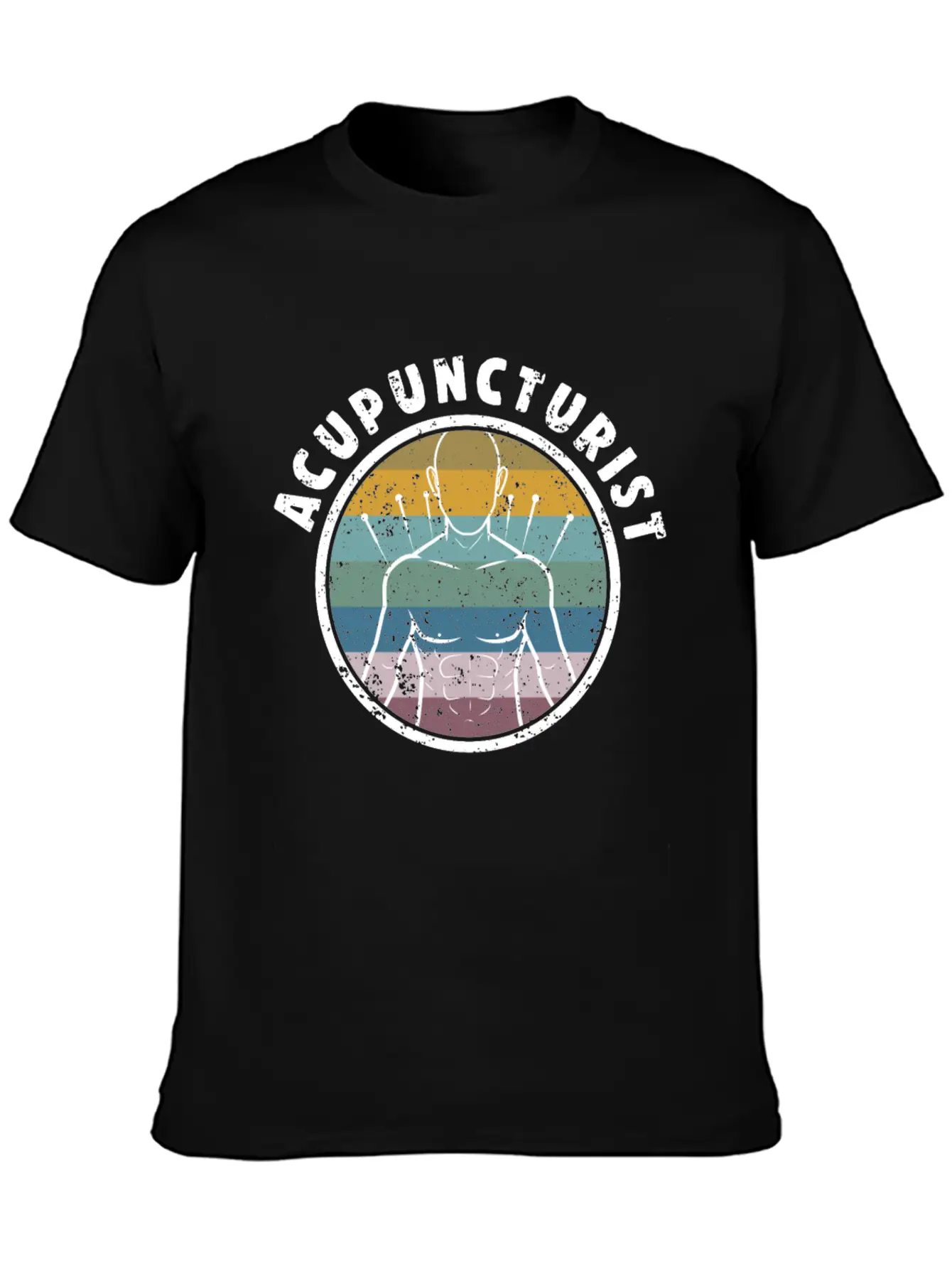 Acupuncture Info Funny Acupuncturist Graphic Essential Unisex Summer Tee – Soft Cotton Casual Fit