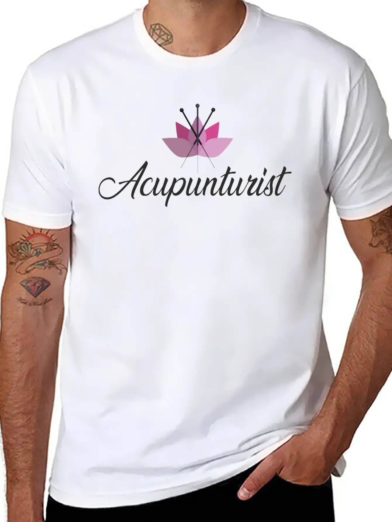 Acupuncturist B Timeless Short Sleeve Tee – Comfy And Minimalist Design