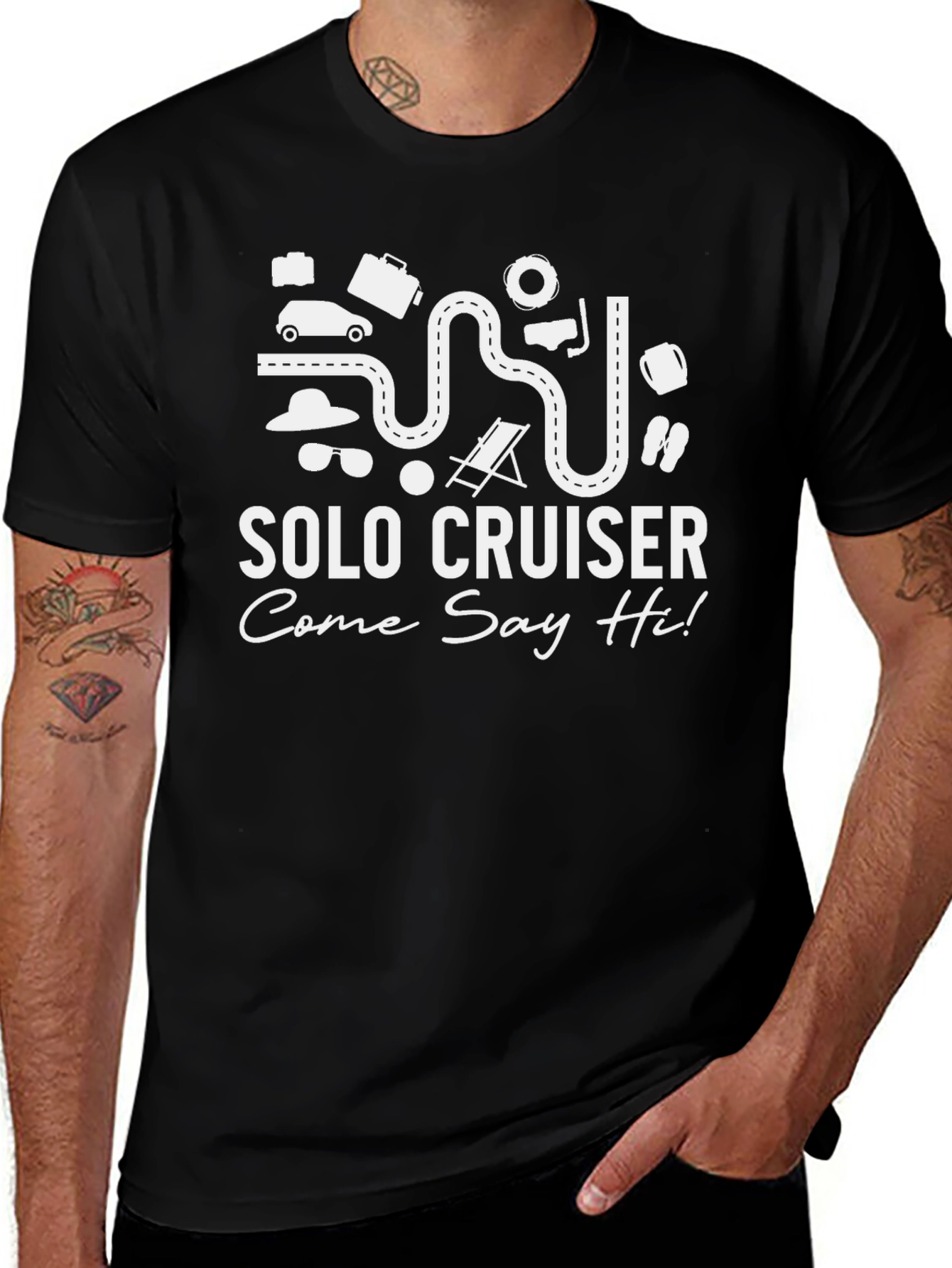 Solo Cruiser T-Shirt - Road Trip Ready!