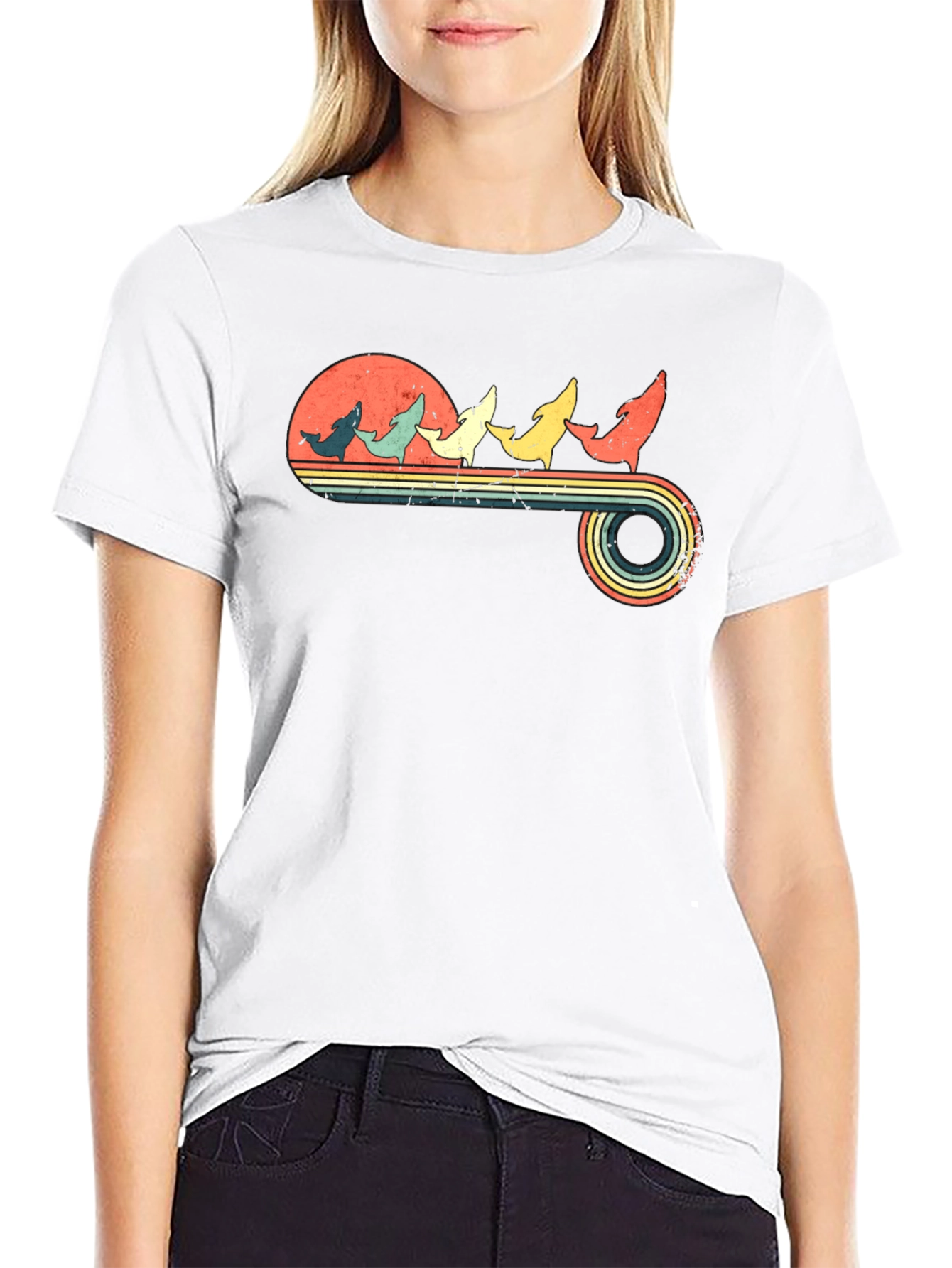 Retro Dolphin T-Shirt