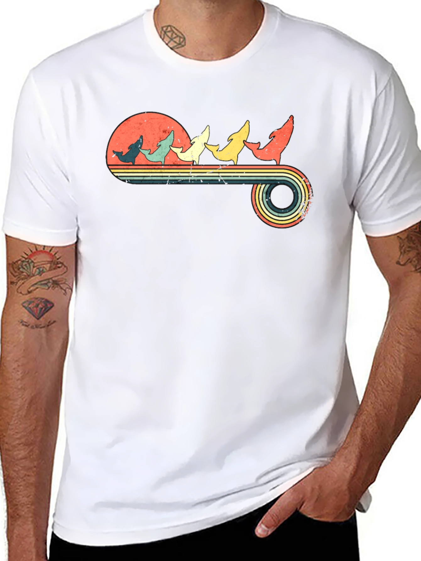Retro Dolphin T-Shirt
