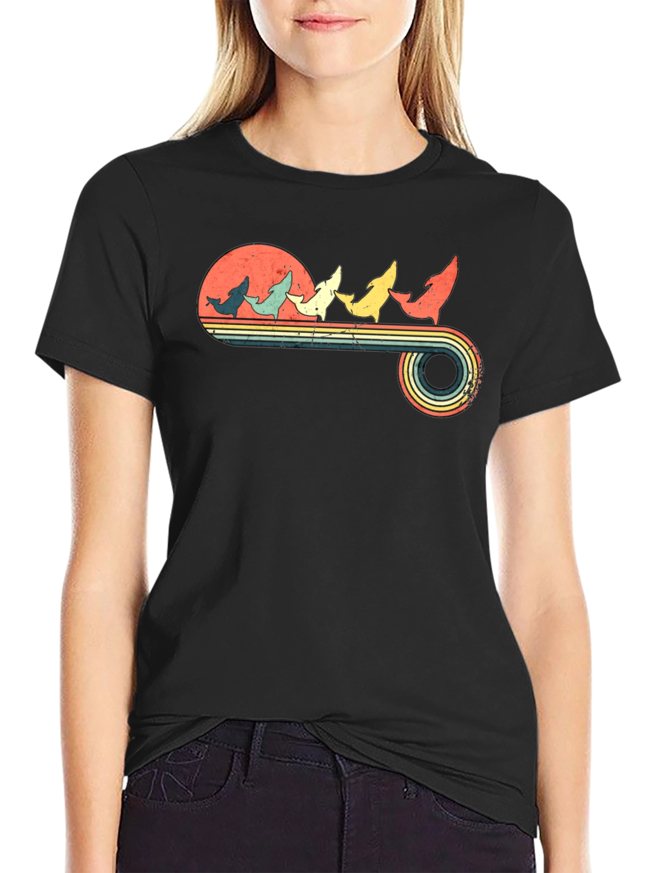 Retro Dolphin T-Shirt