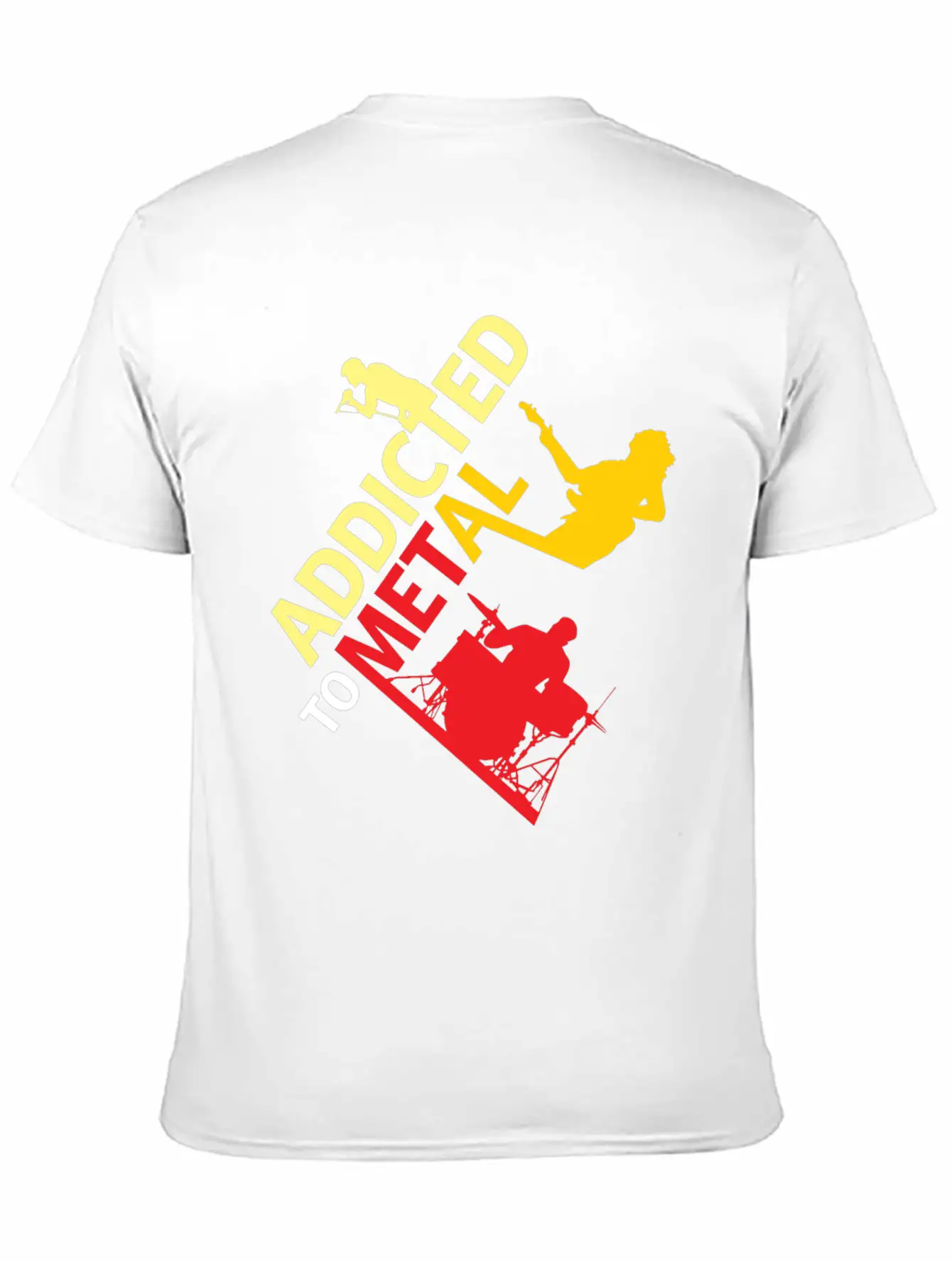 Addicted To Metal Christmas Gift Musician Relaxed Everyday Tee – Lightweight And Durable Cotton