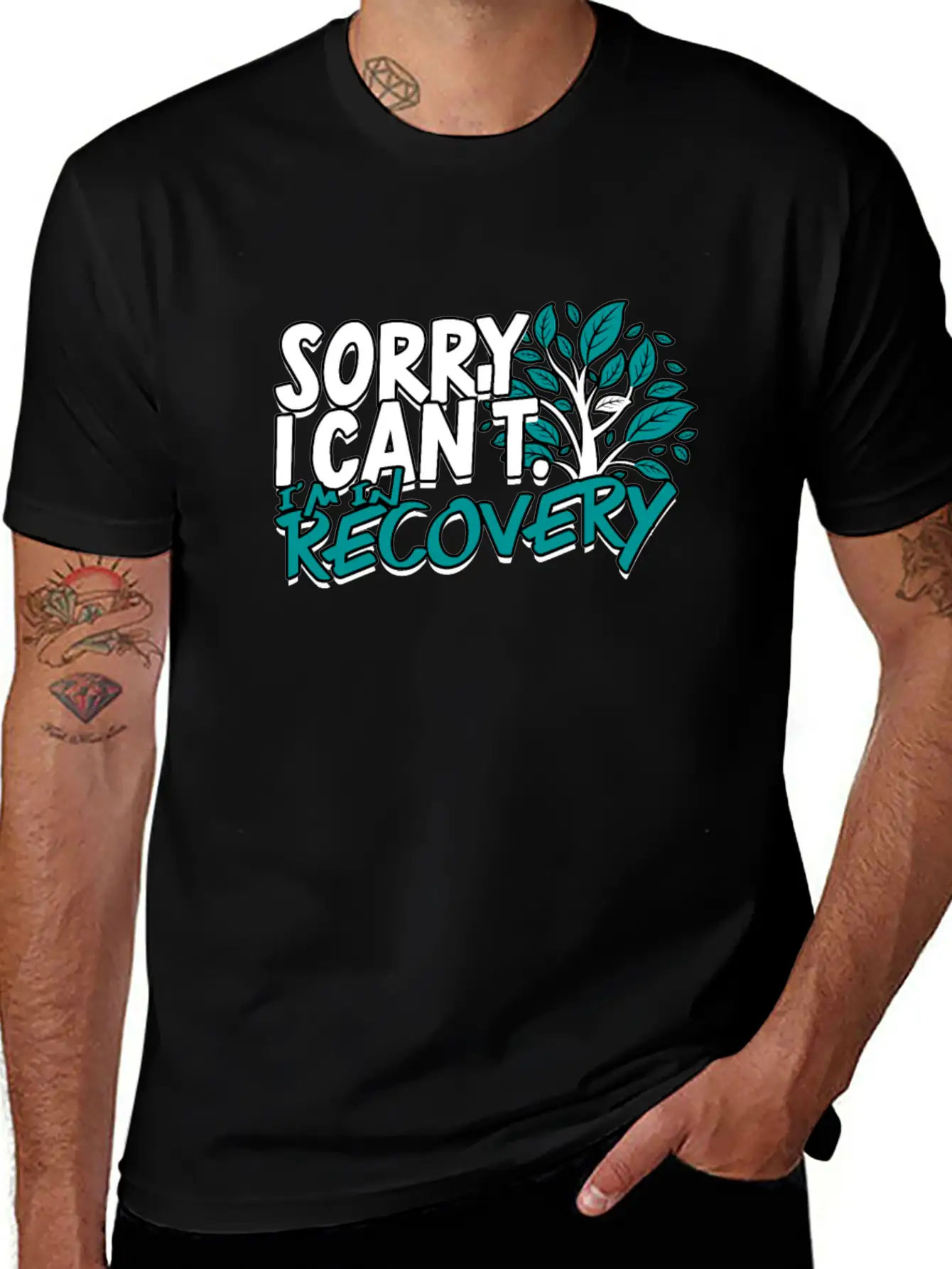 Addiction Recovery I'm In Recovery Timeless Short Sleeve Tee – Comfy And Minimalist Design