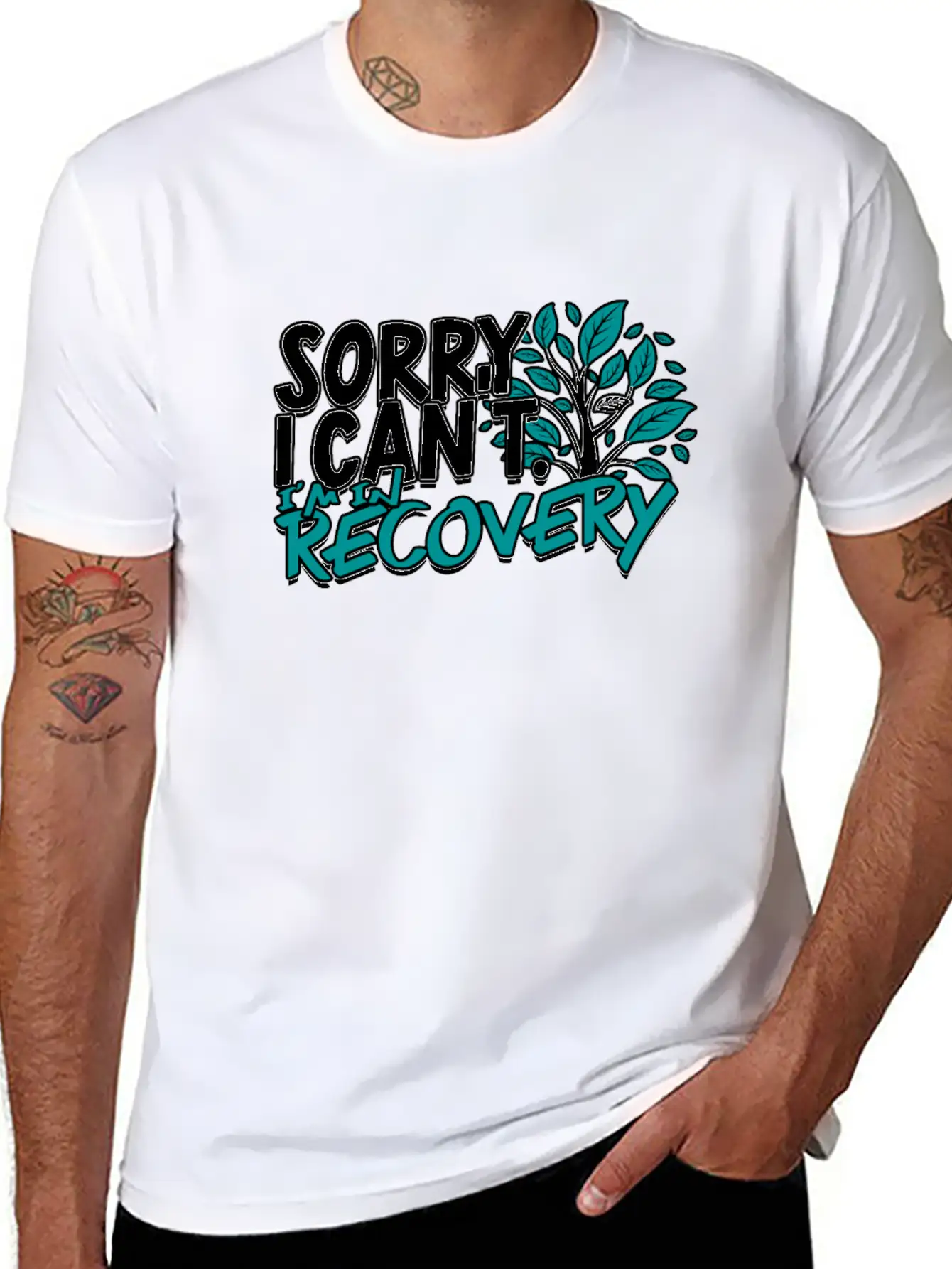 Addiction Recovery I'm In Recovery Timeless Short Sleeve Tee – Comfy And Minimalist Design