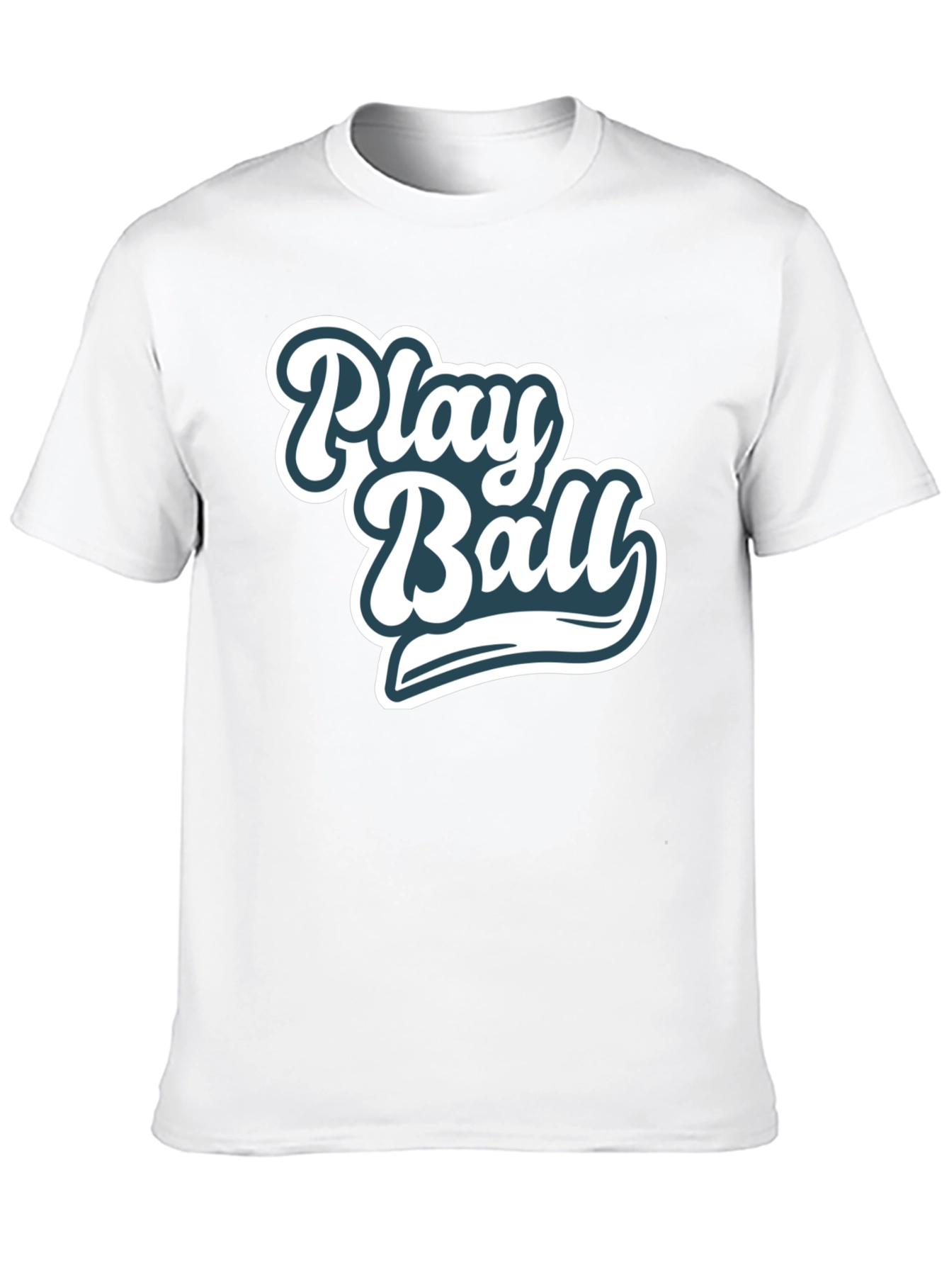 Play Ball Graphic Tee - Black