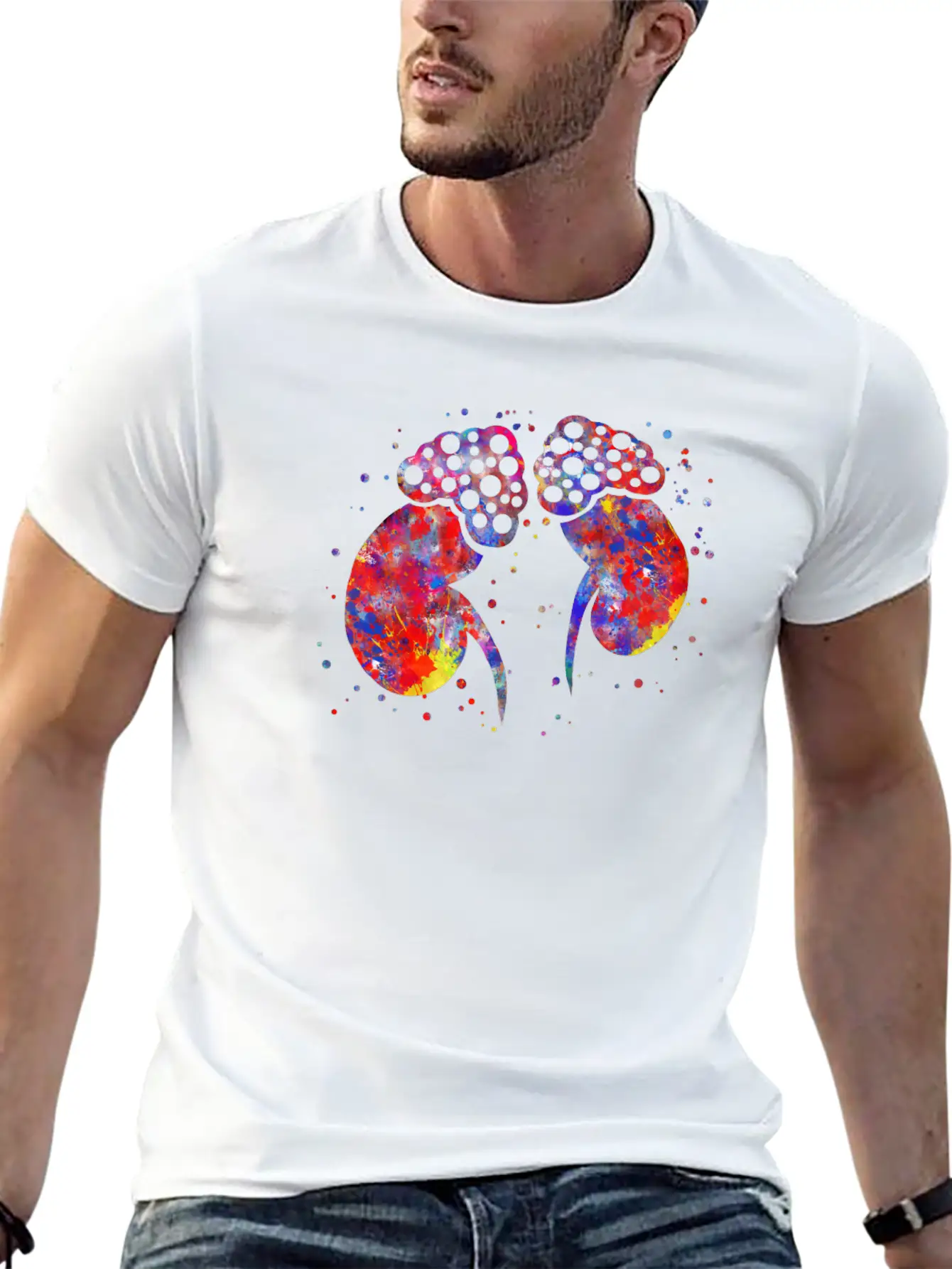 Adrenal Gland Unisex Short Sleeve Soft Cotton T-Shirt – Casual Everyday Wear