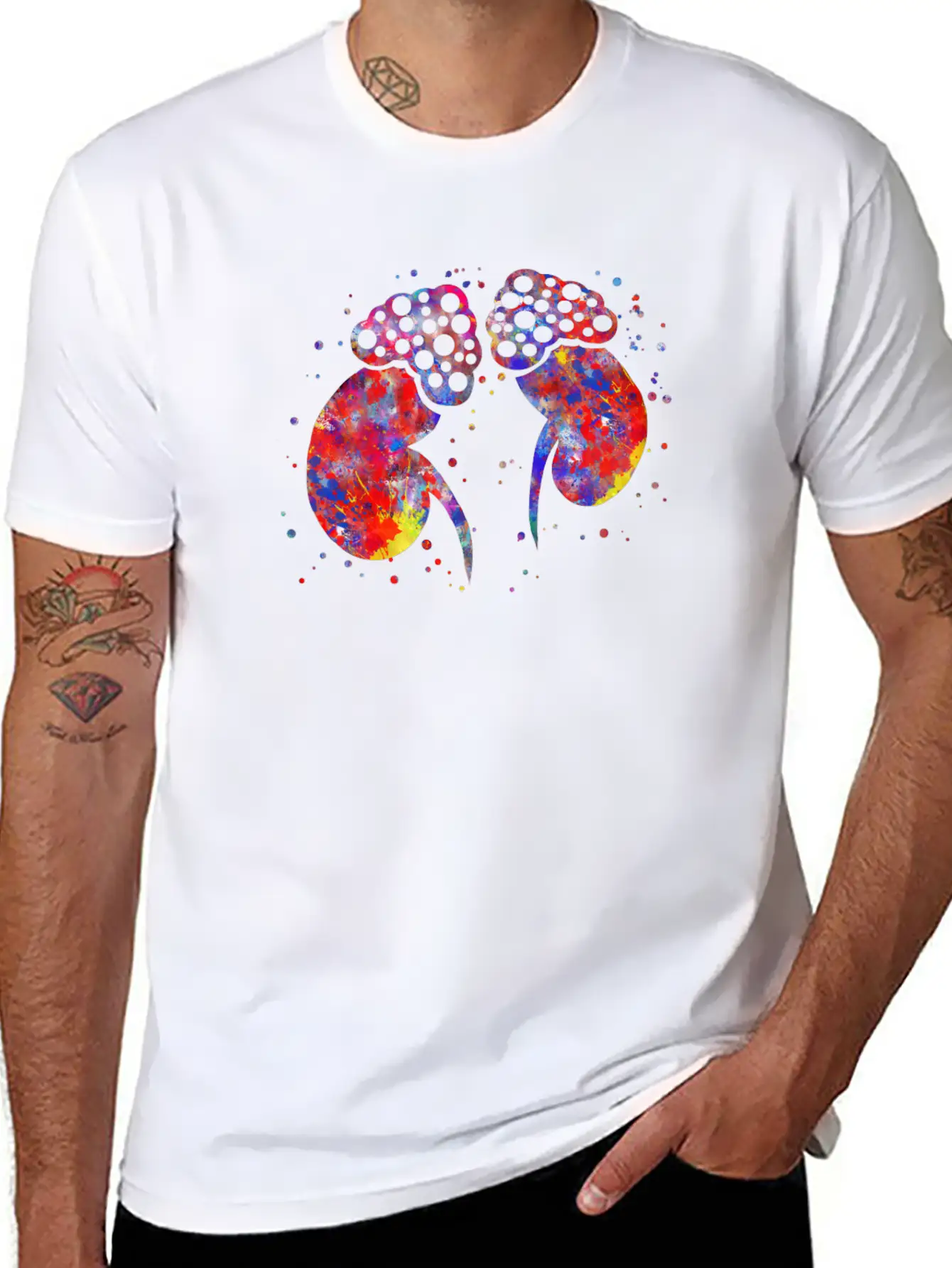 Adrenal Gland Unisex Short Sleeve Soft Cotton T-Shirt – Casual Everyday Wear