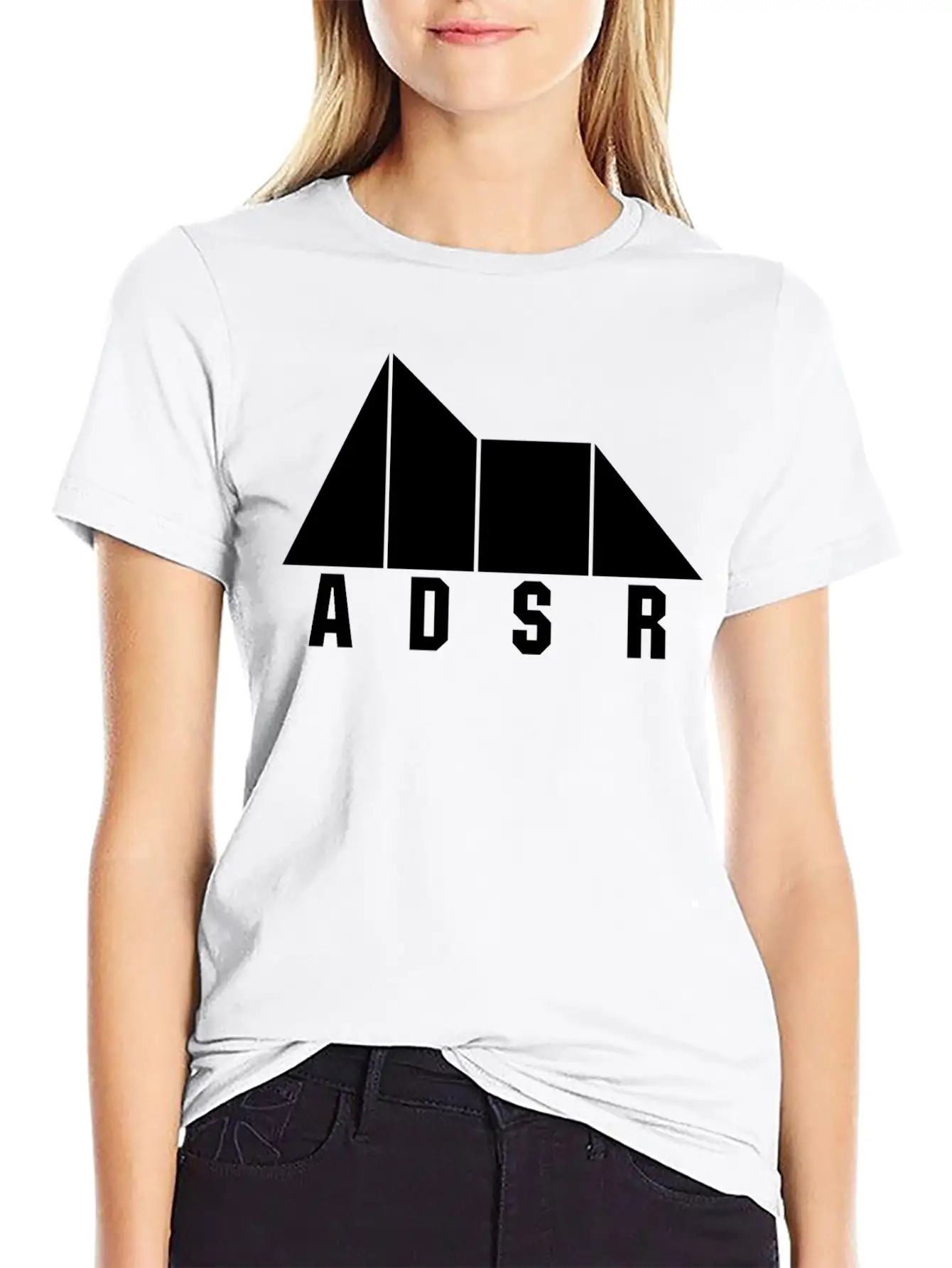 ADSR Synthesizer Music Musician Keyboard Gift Unisex Short Sleeve Soft Cotton T-Shirt – Casual Everyday Wear