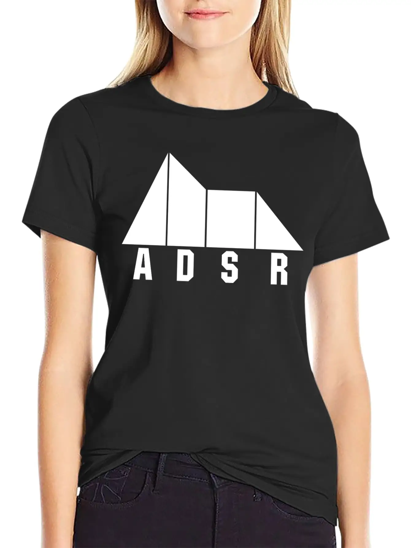 ADSR Synthesizer Music Musician Keyboard Gift Unisex Short Sleeve Soft Cotton T-Shirt – Casual Everyday Wear