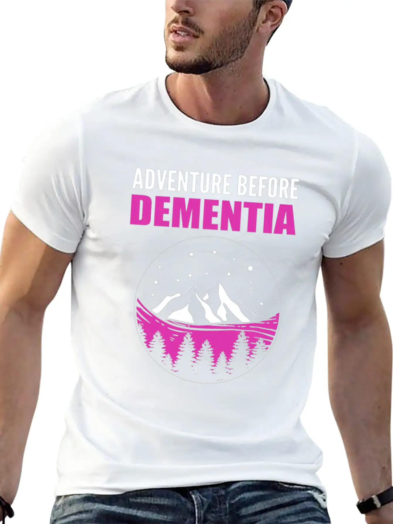 Adventure Before Dementia Caregiver Gift Essential Unisex Summer Tee – Soft Cotton Casual Fit