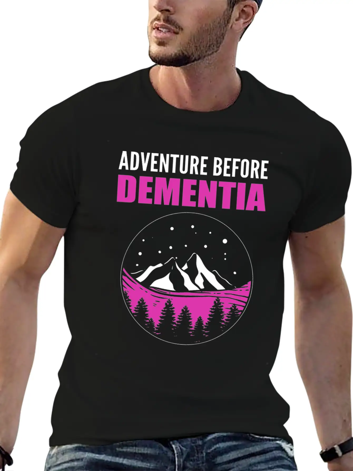 Adventure Before Dementia Caregiver Gift Essential Unisex Summer Tee – Soft Cotton Casual Fit