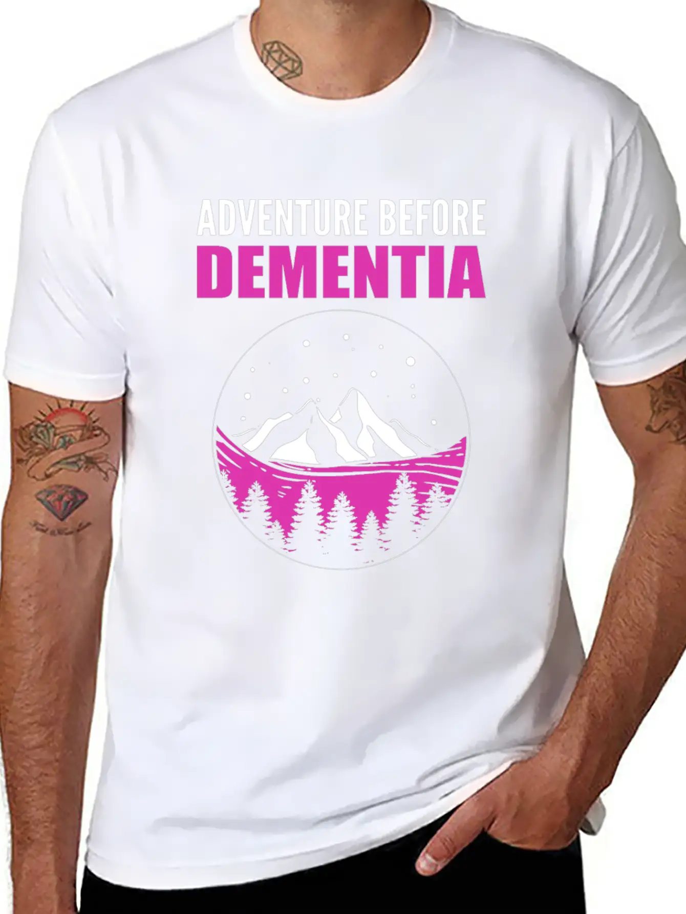 Adventure Before Dementia Caregiver Gift Essential Unisex Summer Tee – Soft Cotton Casual Fit