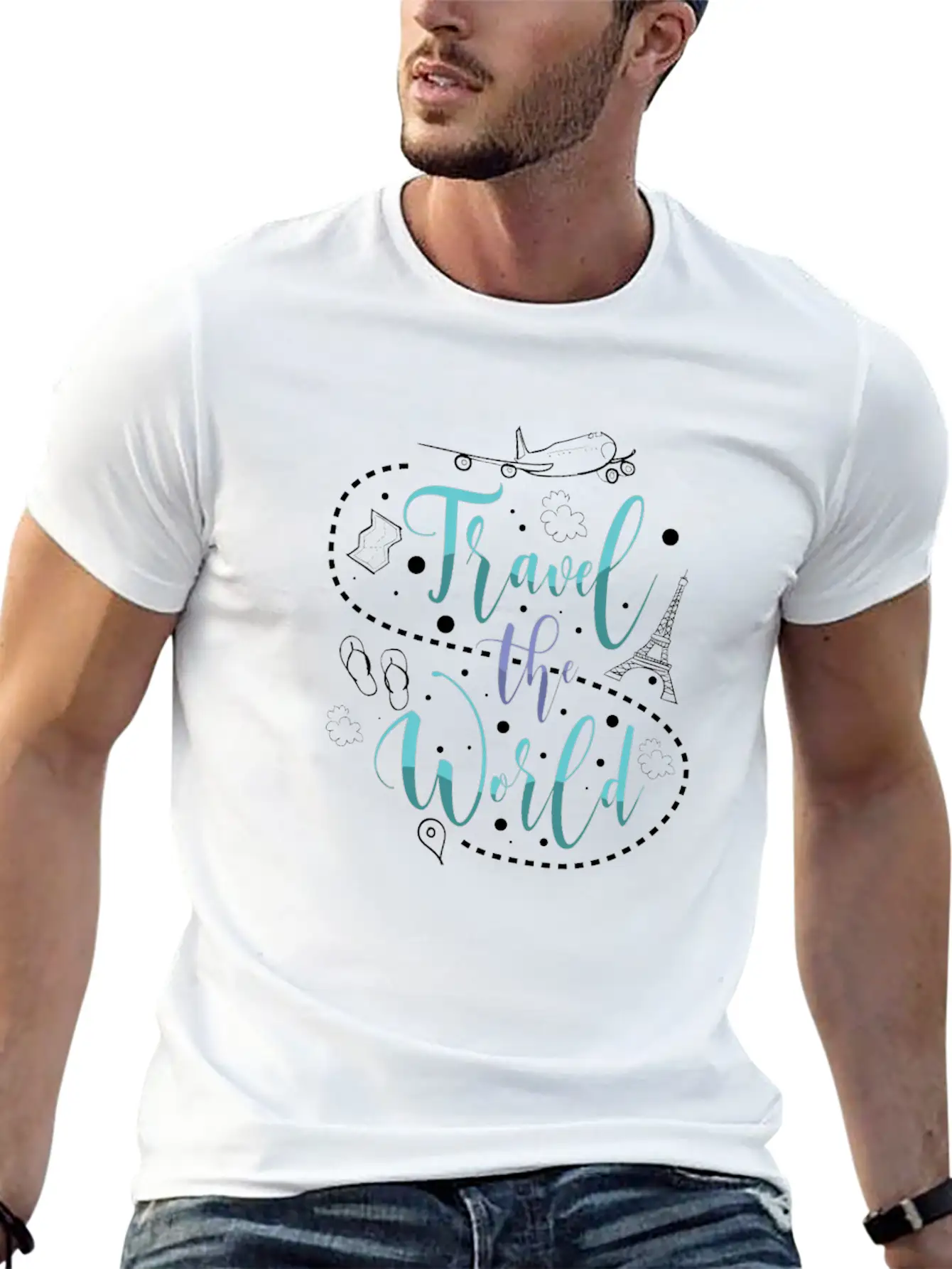 Adventure Traveling Present Travel Lover Stylish Everyday T-Shirt – Unisex Basic Cotton Tee
