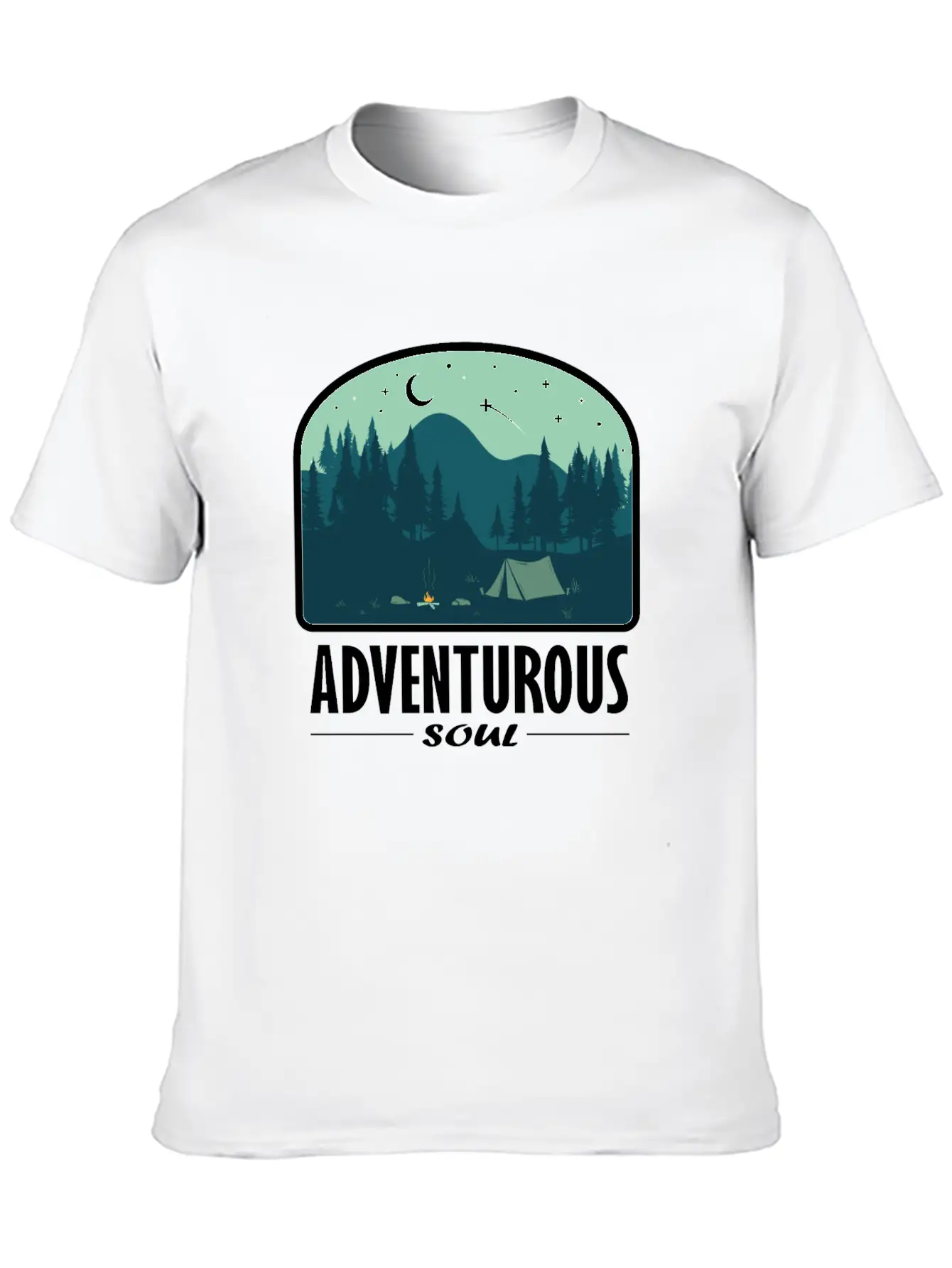 Adventurous Soul Essential Unisex Summer Tee – Soft Cotton Casual Fit