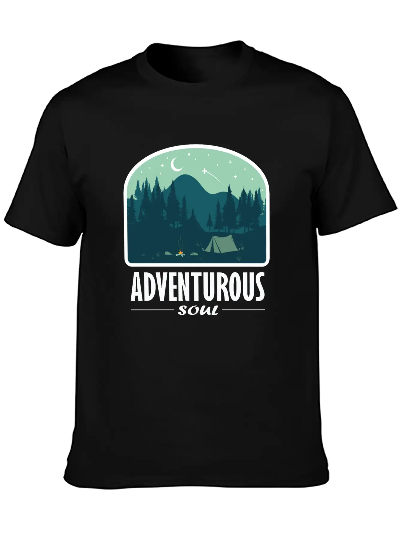 Adventurous Soul Essential Unisex Summer Tee – Soft Cotton Casual Fit