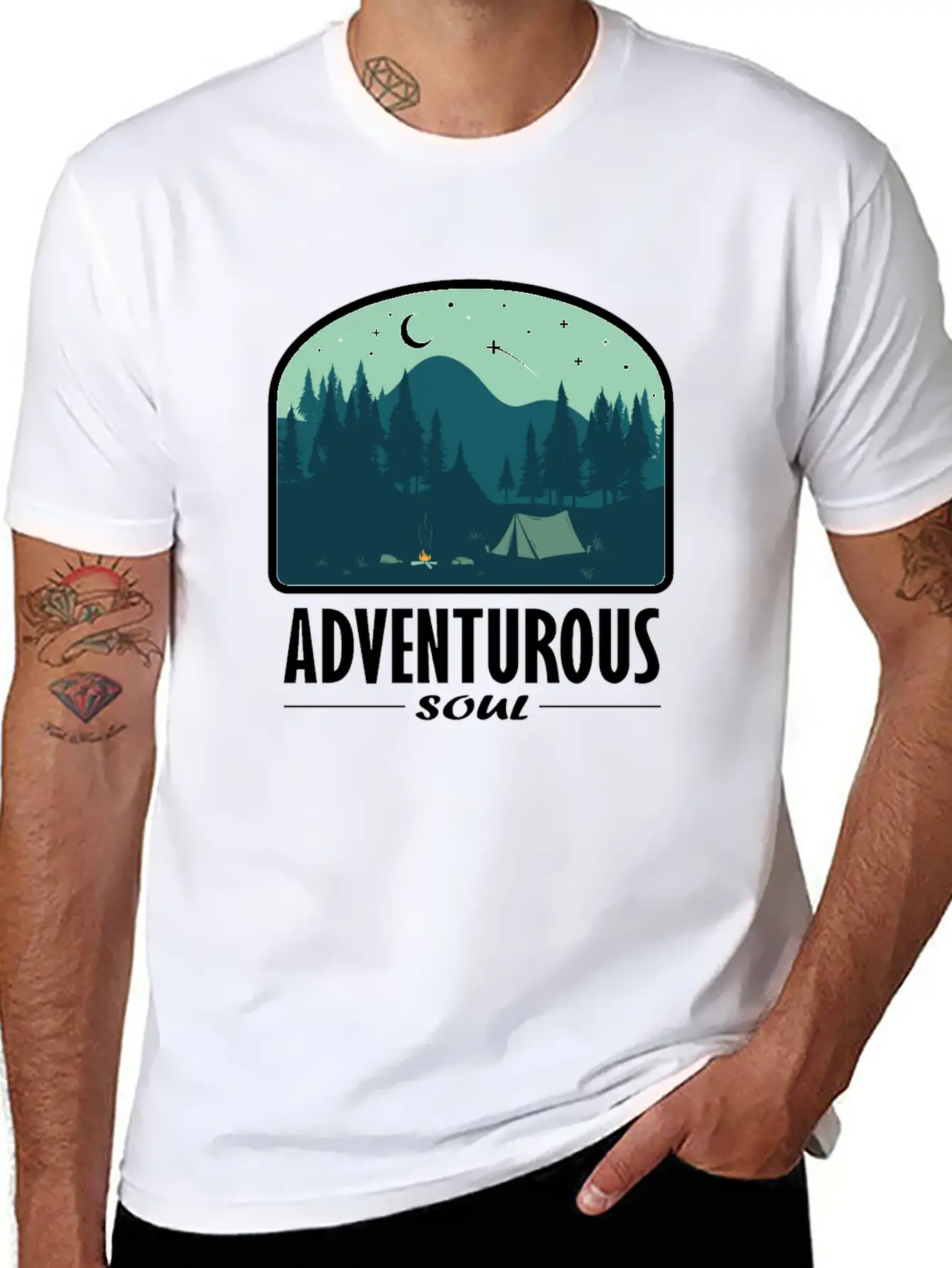 Adventurous Soul Essential Unisex Summer Tee – Soft Cotton Casual Fit