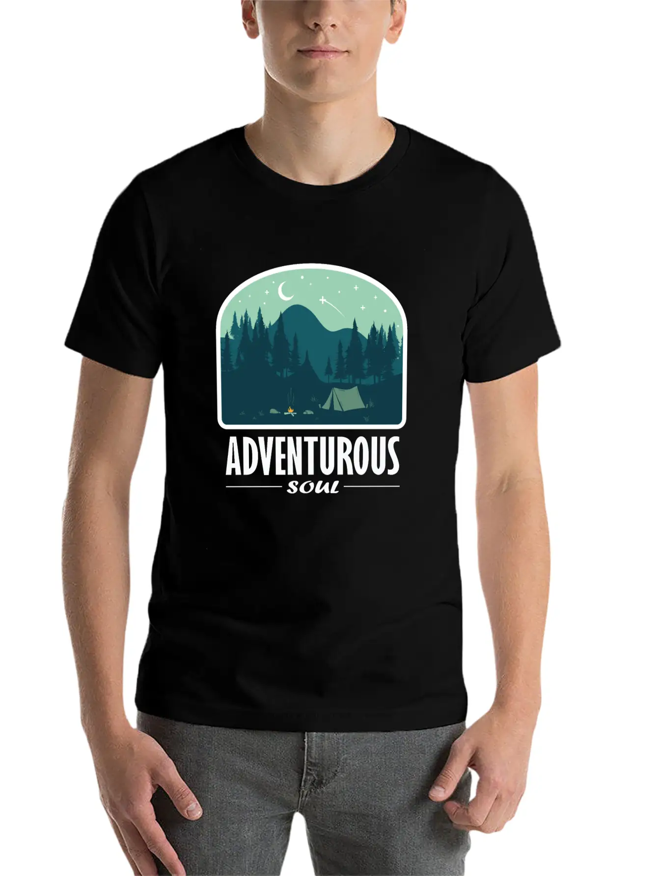 Adventurous Soul Essential Unisex Summer Tee – Soft Cotton Casual Fit