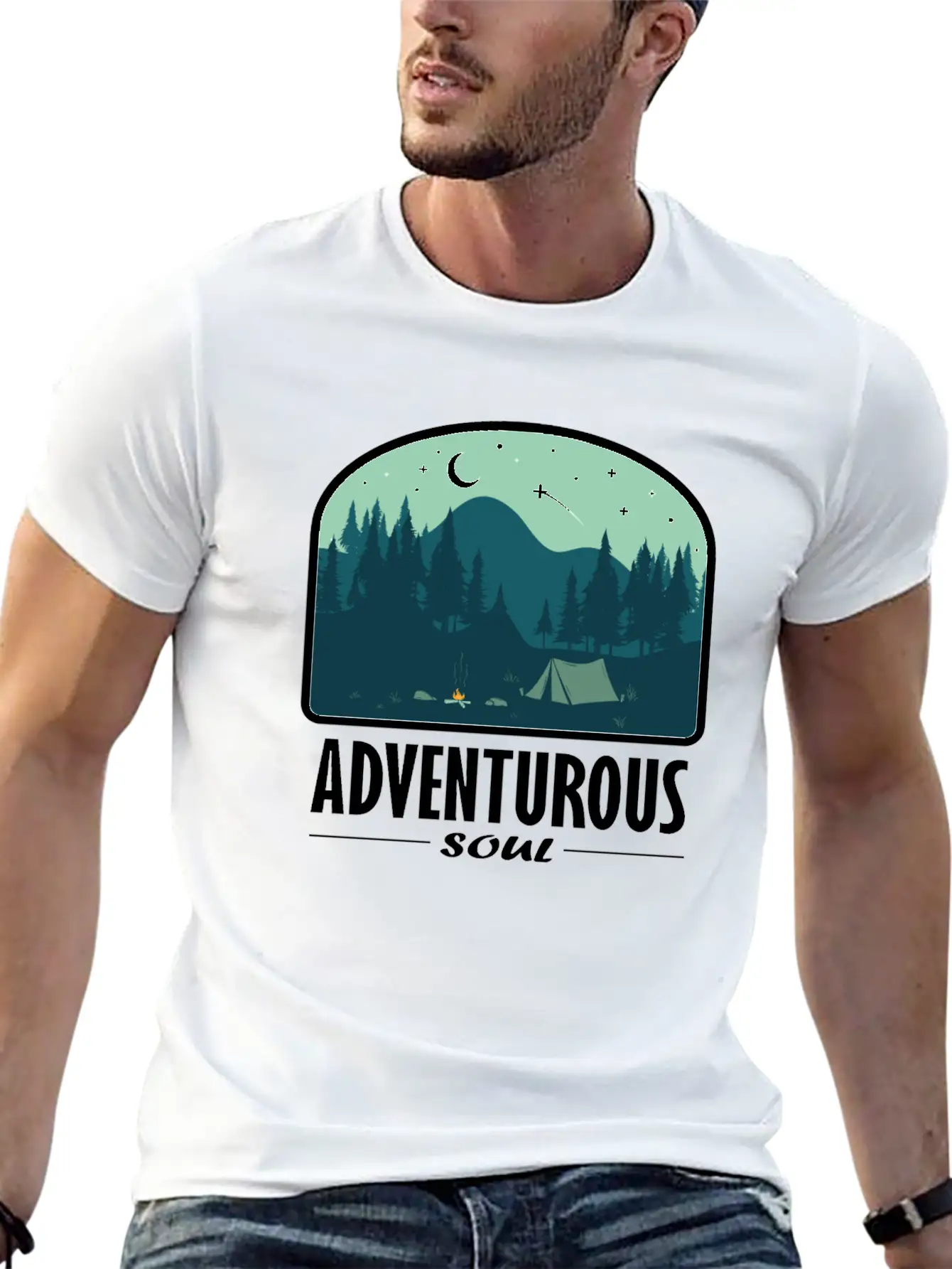 Adventurous Soul Essential Unisex Summer Tee – Soft Cotton Casual Fit