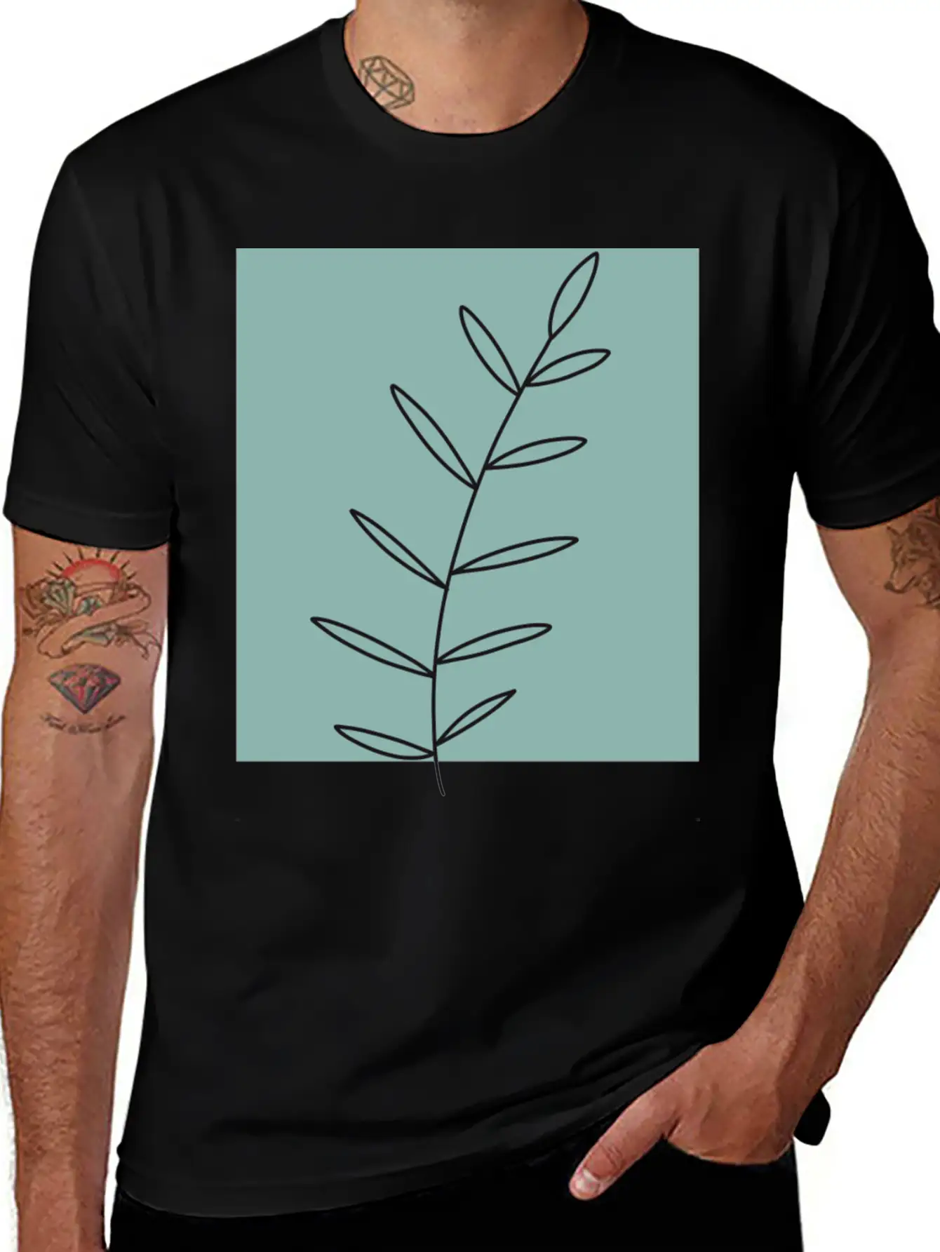 Aesthetic Leaf Essential Unisex Summer Tee – Soft Cotton Casual Fit