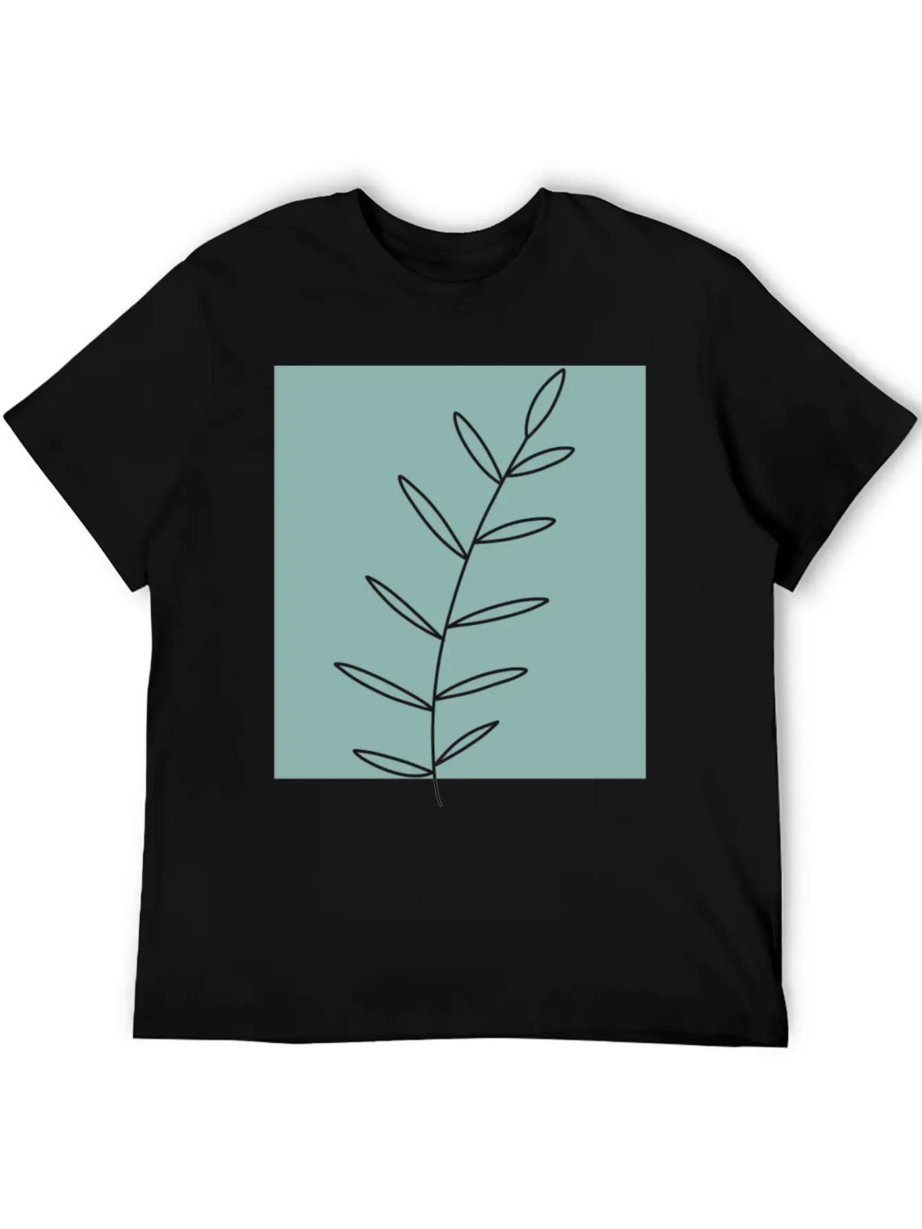 Aesthetic Leaf Essential Unisex Summer Tee – Soft Cotton Casual Fit