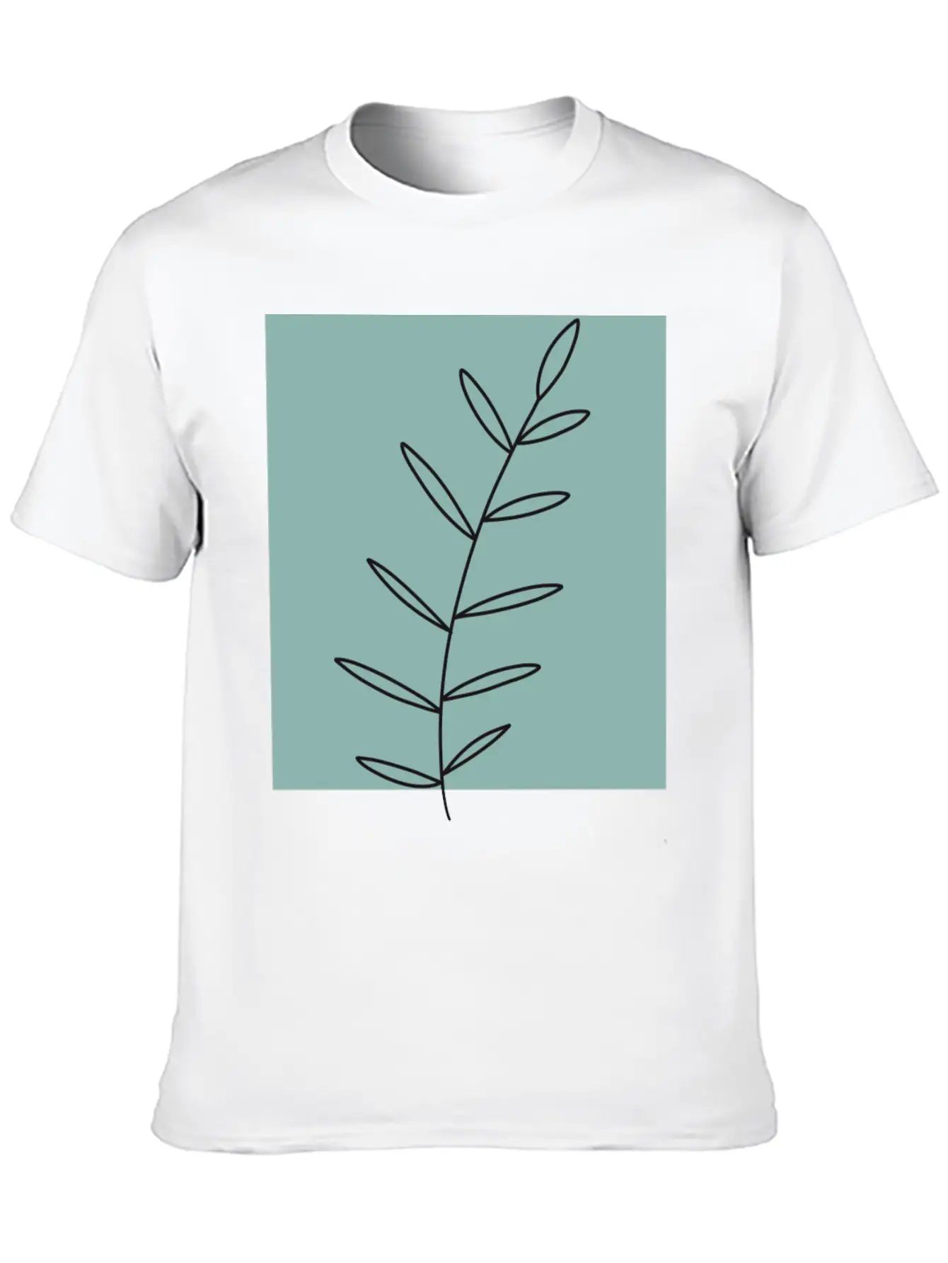 Aesthetic Leaf Essential Unisex Summer Tee – Soft Cotton Casual Fit