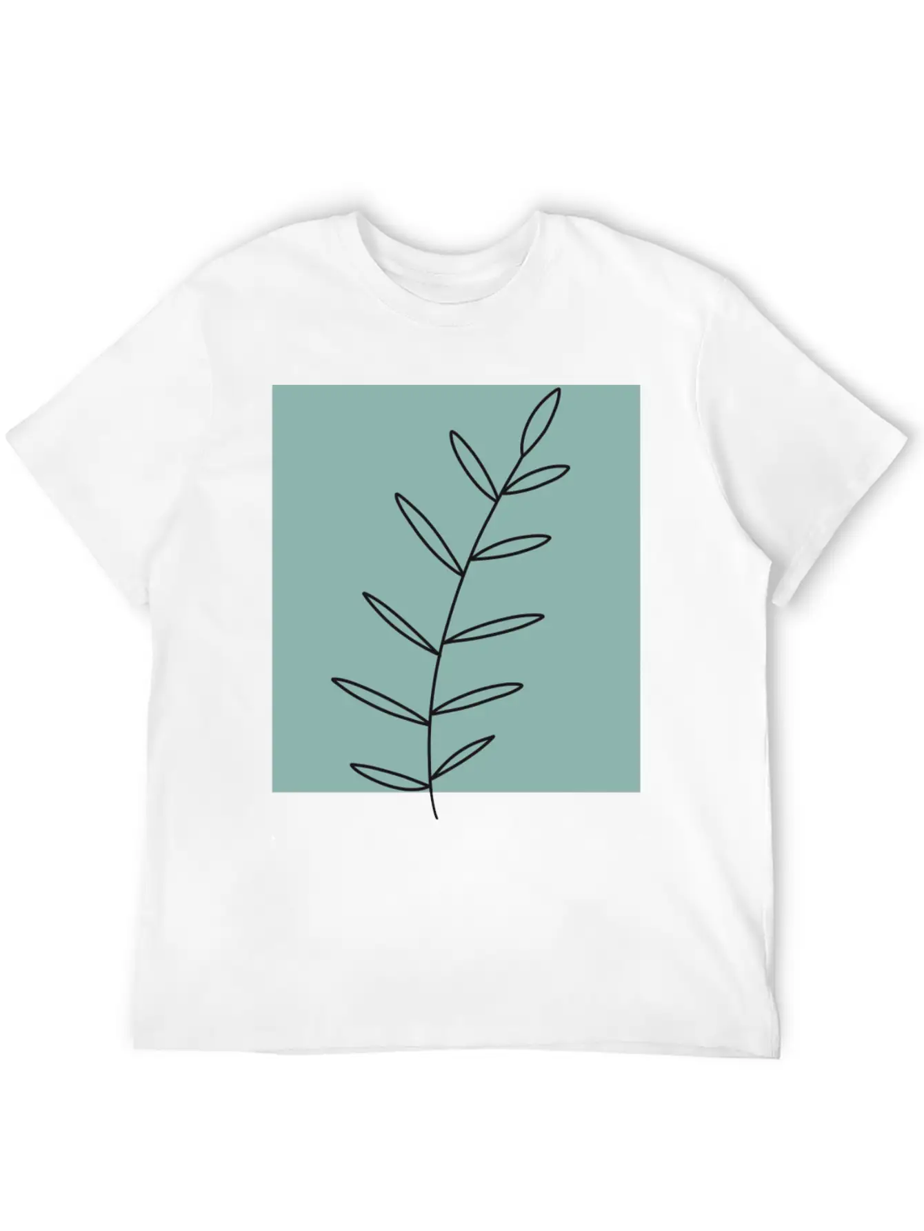 Aesthetic Leaf Essential Unisex Summer Tee – Soft Cotton Casual Fit