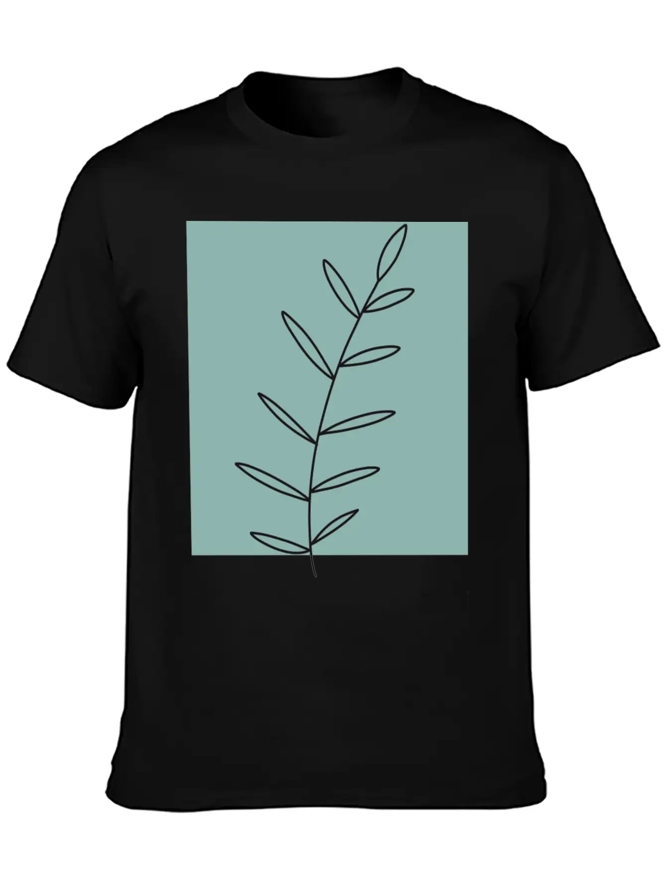 Aesthetic Leaf Essential Unisex Summer Tee – Soft Cotton Casual Fit