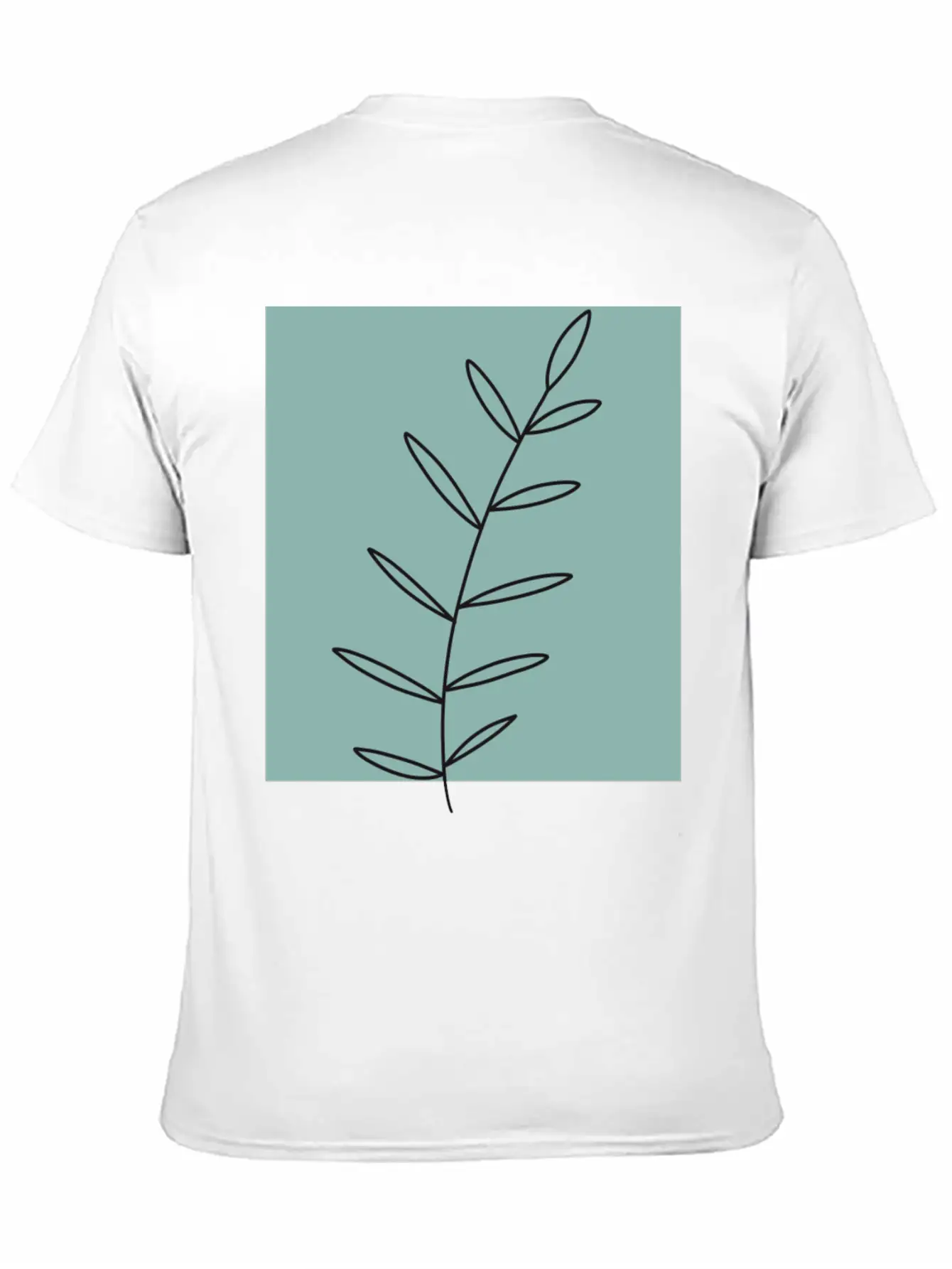 Aesthetic Leaf Essential Unisex Summer Tee – Soft Cotton Casual Fit