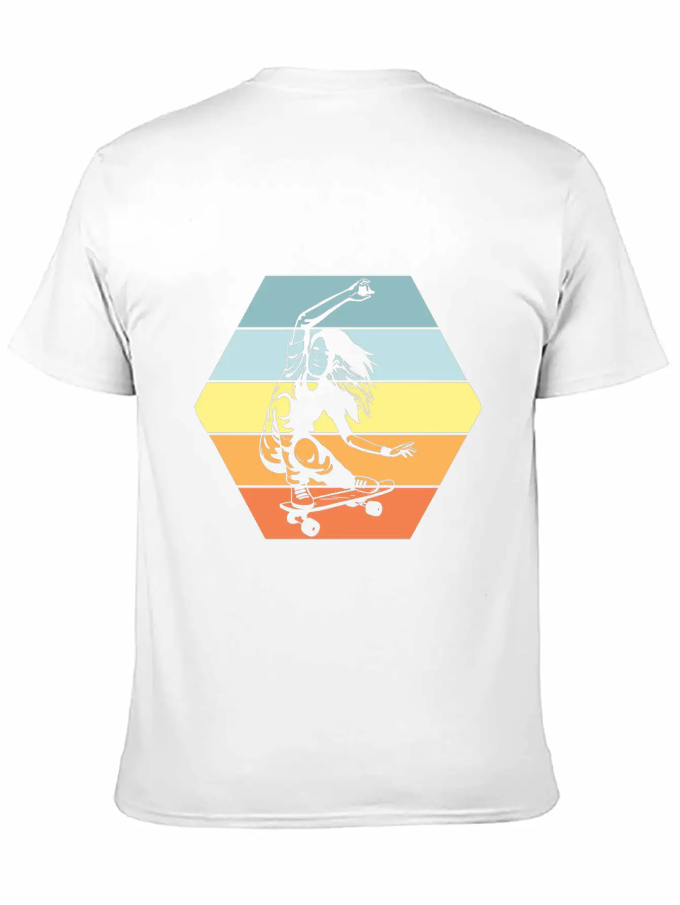 Aesthetic Retro Skater Girls Timeless Short Sleeve Tee – Comfy And Minimalist Design