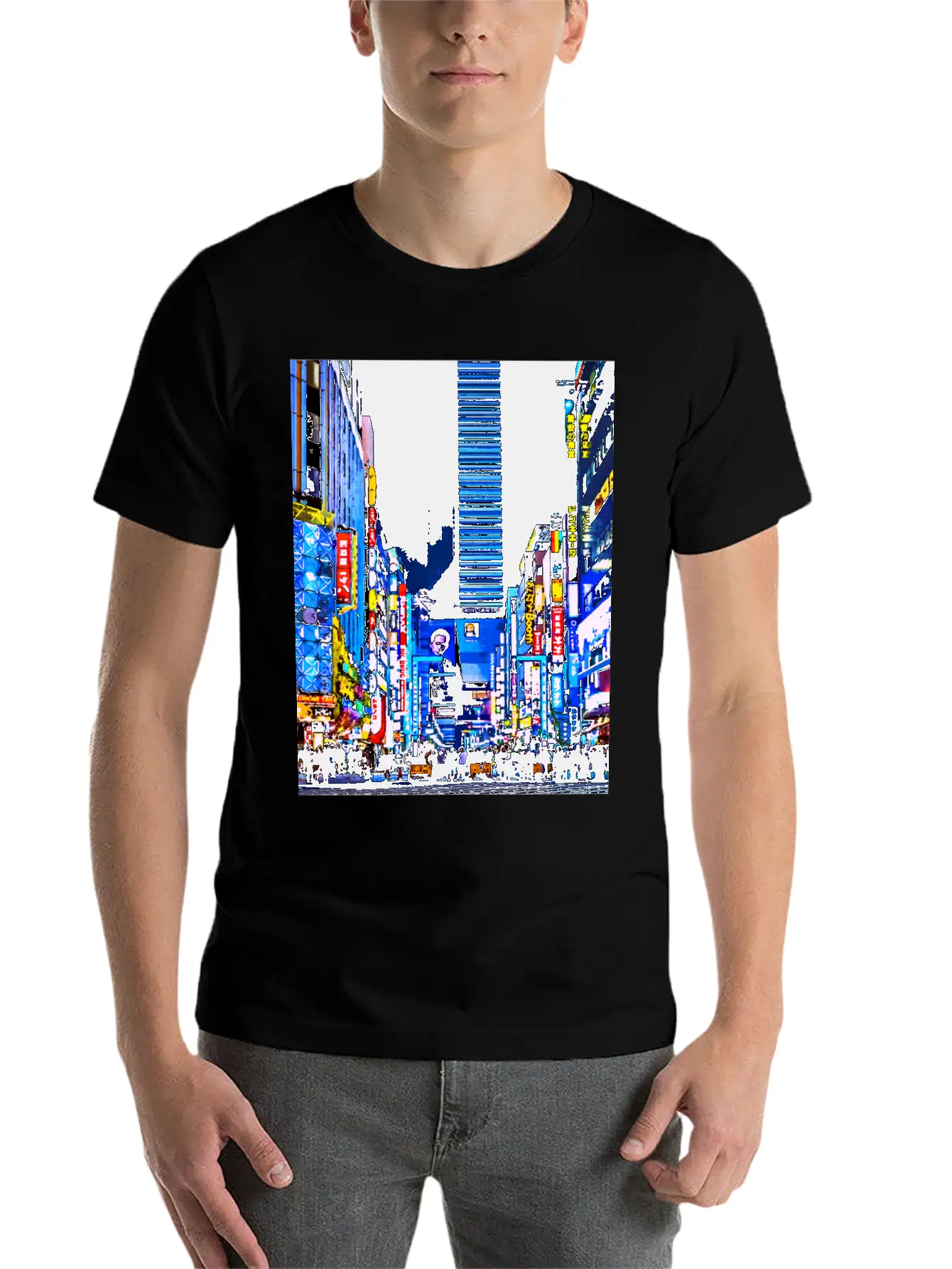 Aesthetic Vaporwave. Japan 80s 90s Tokyo Stylish Everyday T-Shirt – Unisex Basic Cotton Tee