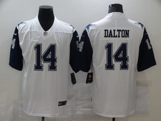 Men's Dallas Cowboys Andy Dalton #14 White Game Jerseys