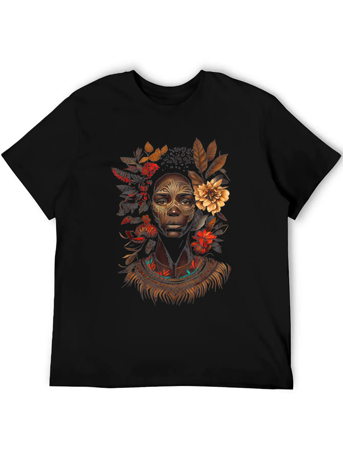 African Goddess African Tribalism And Tribal Tees Unisex Casual T-Shirt – Clean Design For Daily Comfort