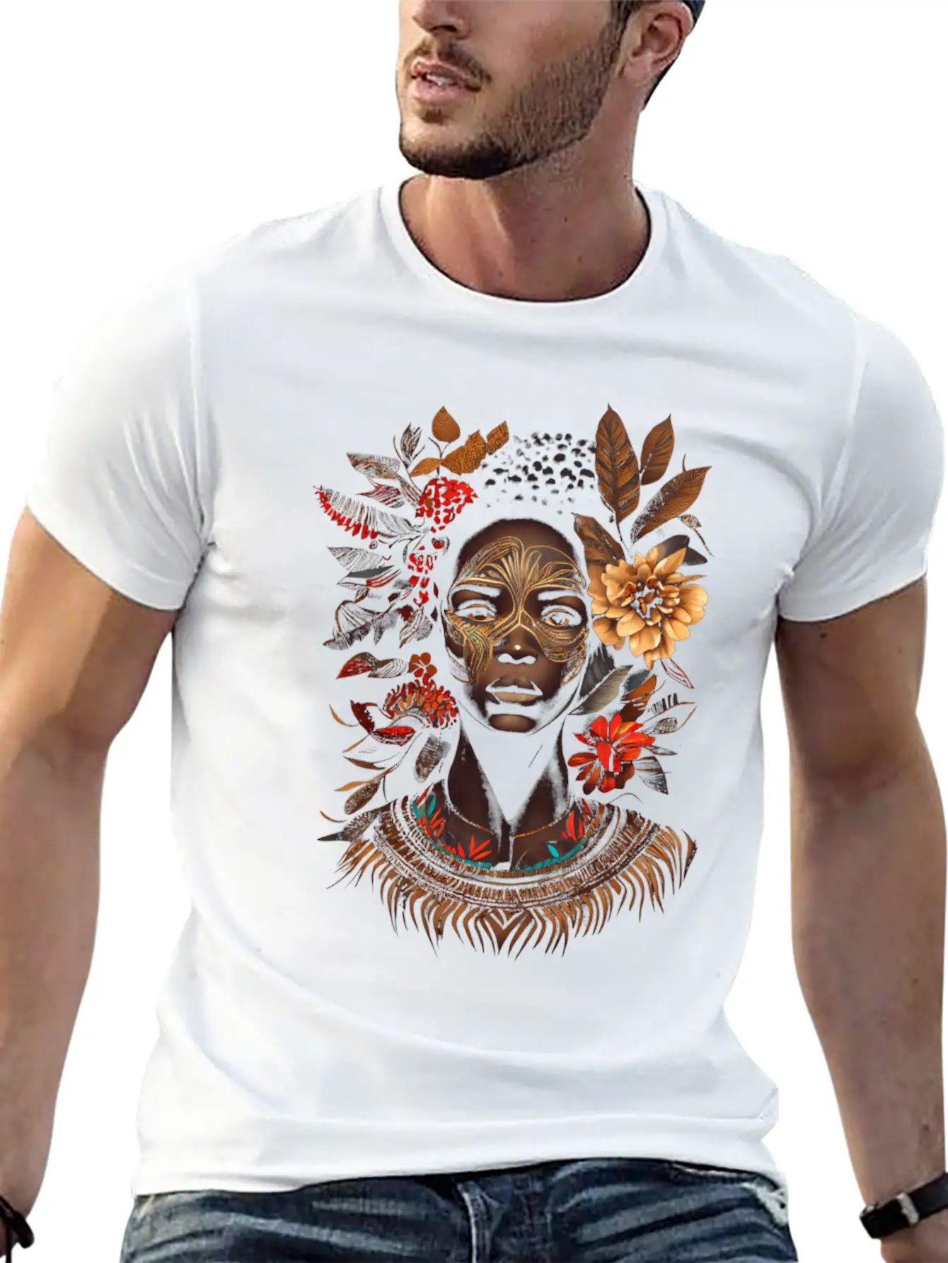 African Goddess African Tribalism And Tribal Tees Unisex Casual T-Shirt – Clean Design For Daily Comfort