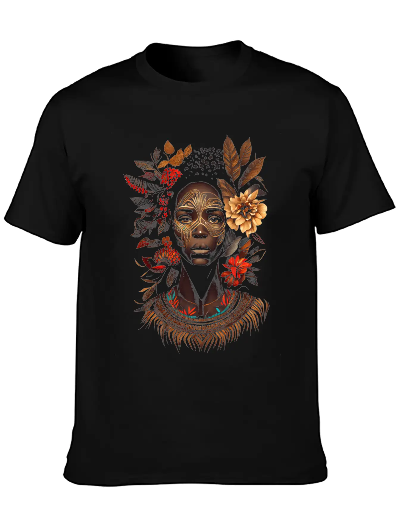 African Goddess African Tribalism And Tribal Tees Unisex Casual T-Shirt – Clean Design For Daily Comfort