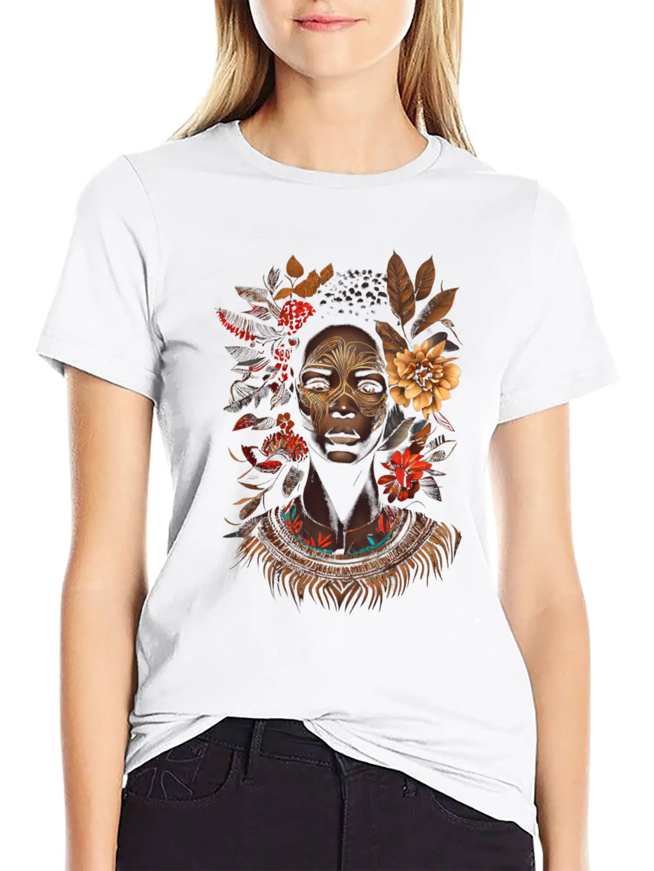 African Goddess African Tribalism And Tribal Tees Unisex Casual T-Shirt – Clean Design For Daily Comfort