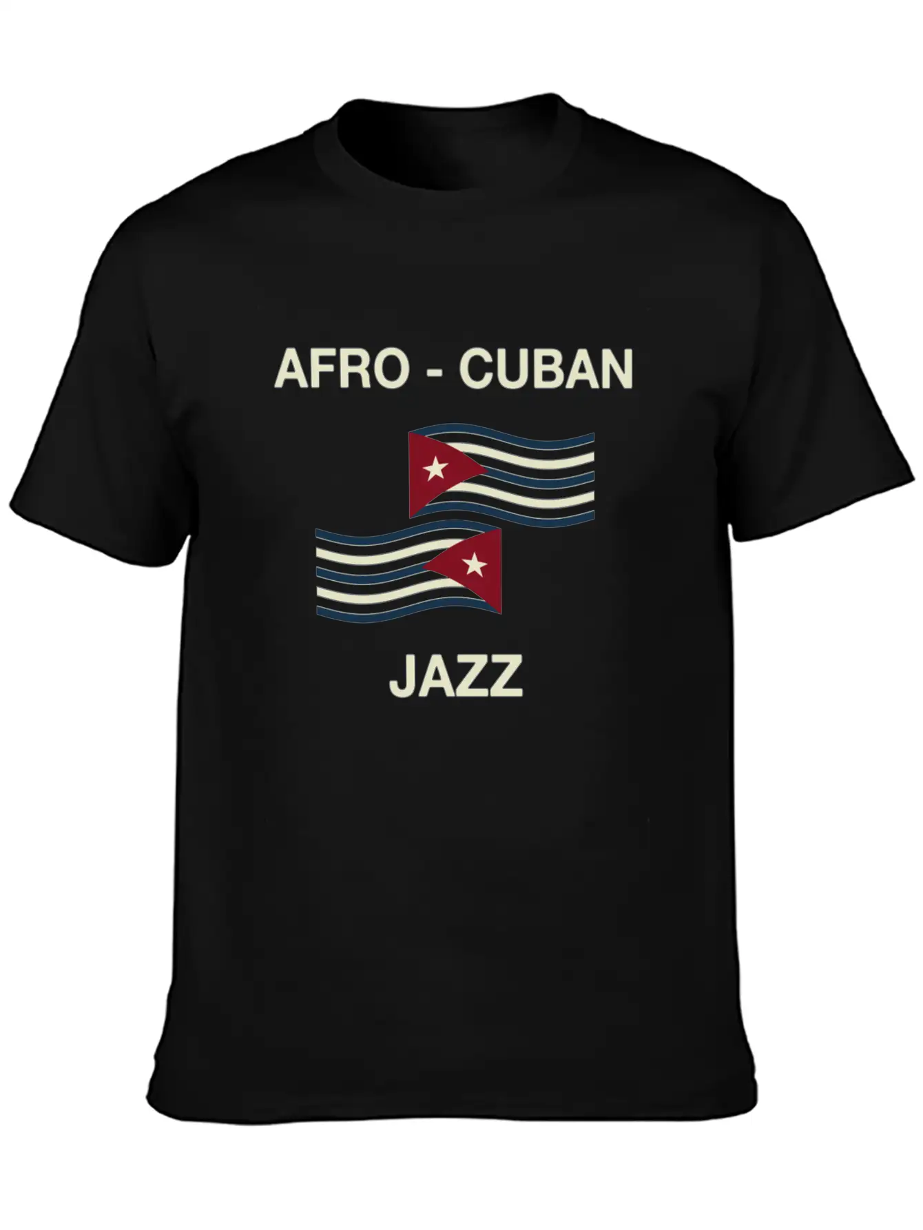 Afro Cuban Jazz Comfortable Minimalist Graphic Tee – Summer Style Essential