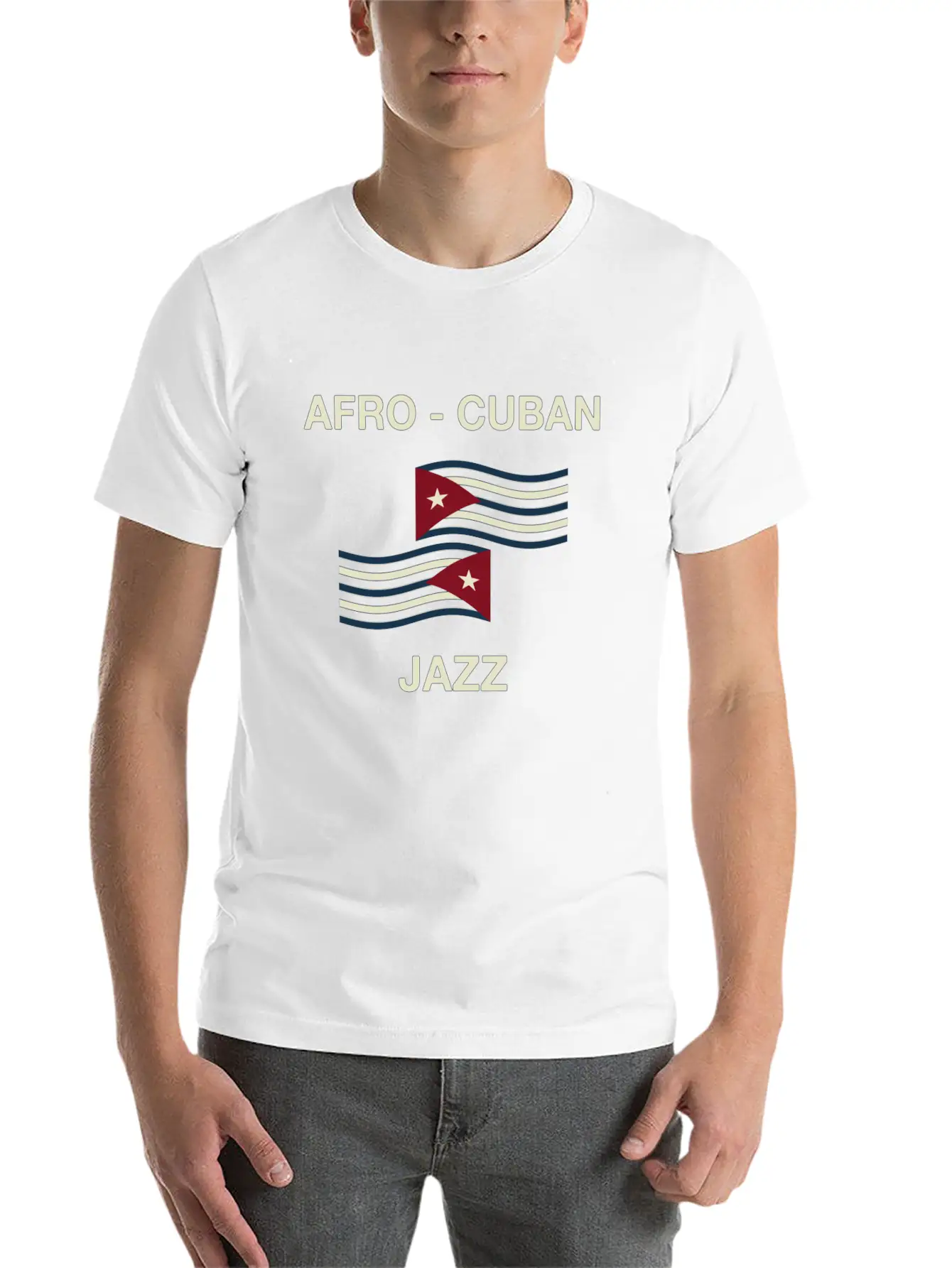 Afro Cuban Jazz Comfortable Minimalist Graphic Tee – Summer Style Essential