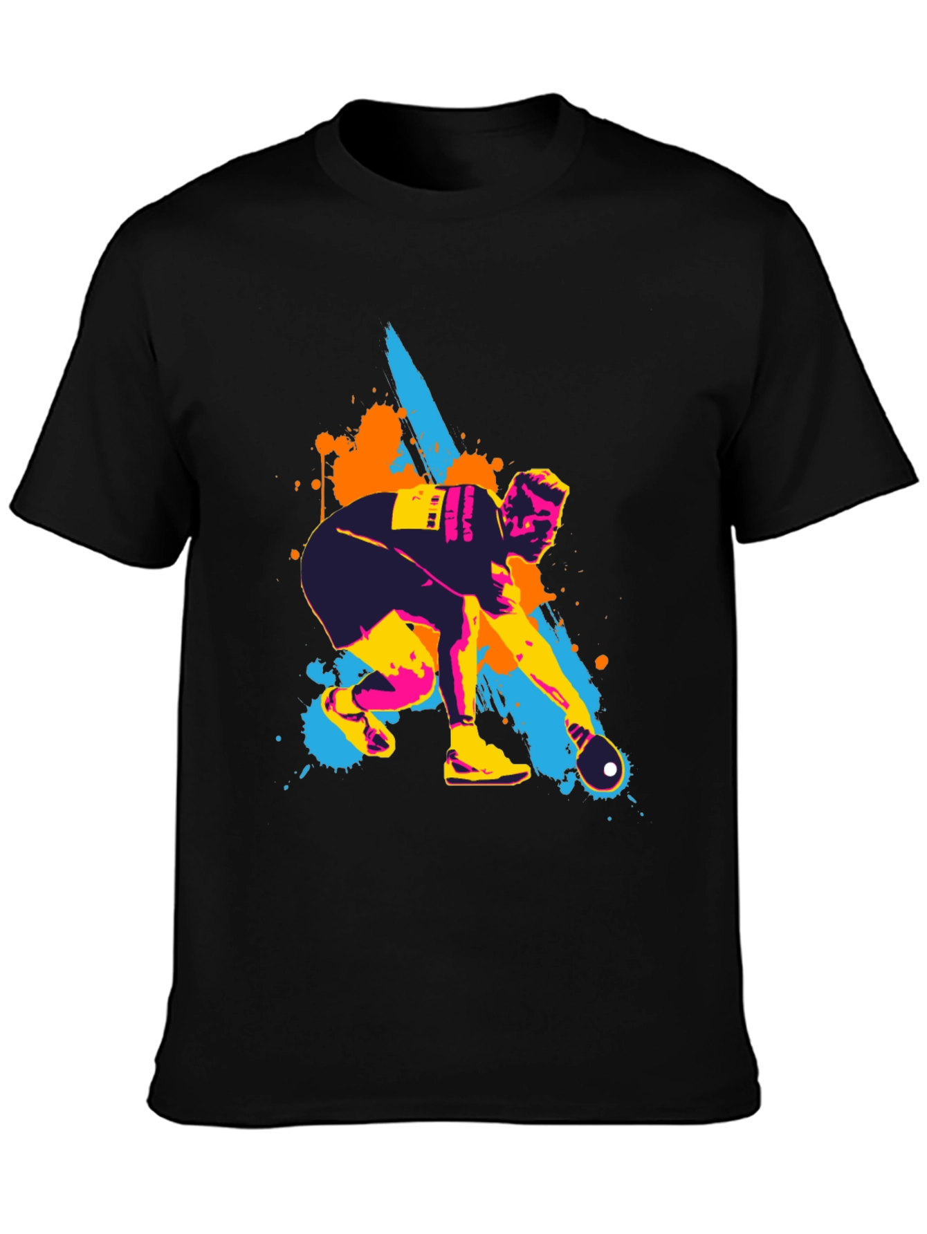 Artistic Bowling T-Shirt for Men