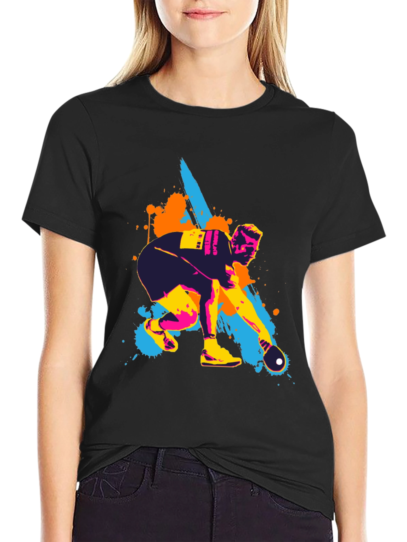 Artistic Bowling T-Shirt for Men